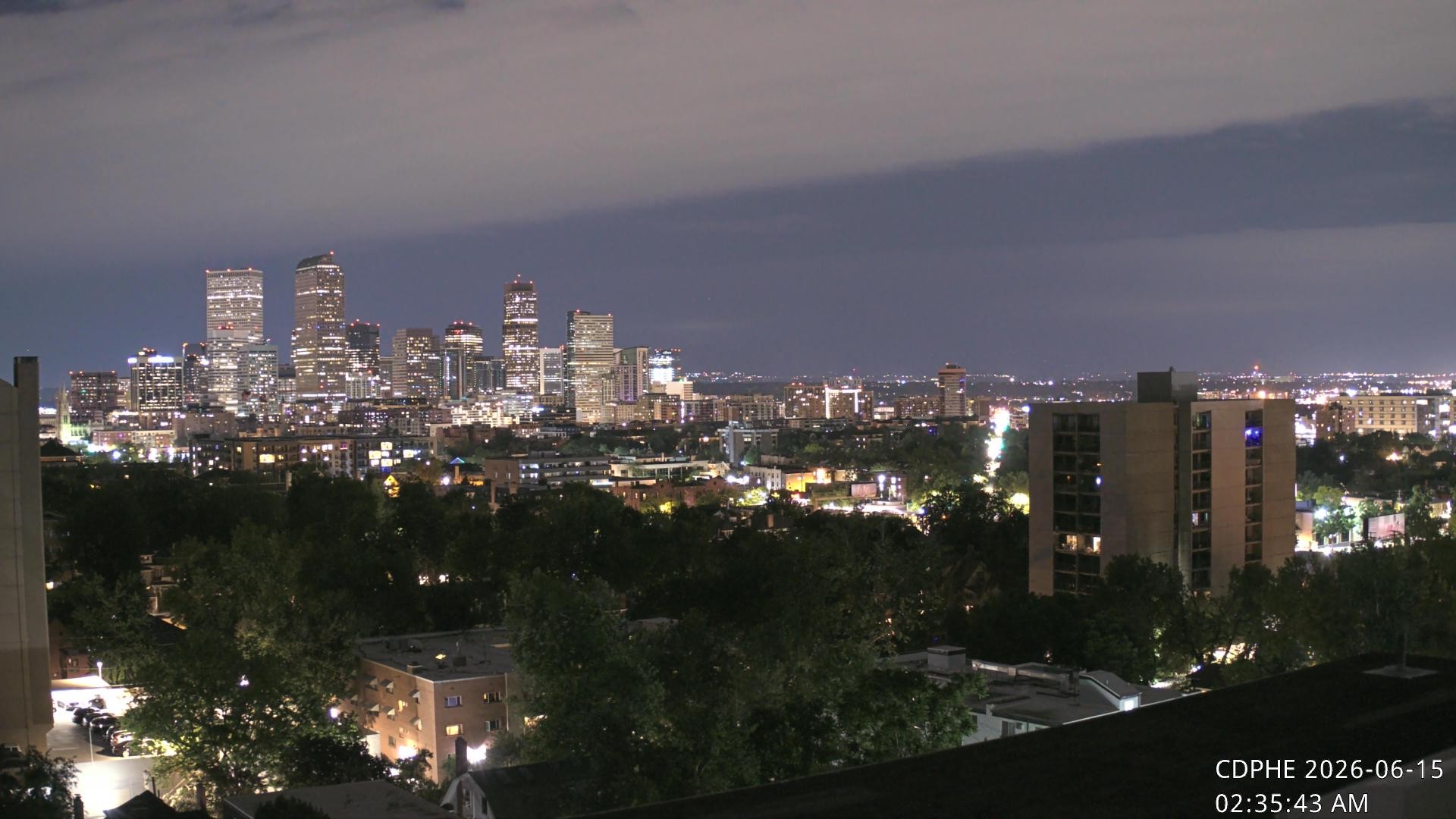 Archiv Foto Webcam Downtown Denver Colorado