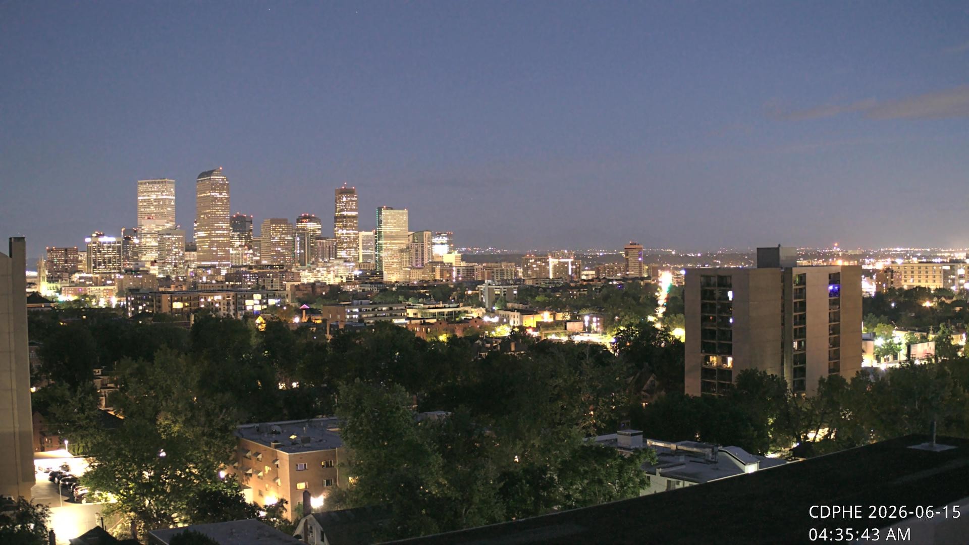 Archiv Foto Webcam Downtown Denver Colorado