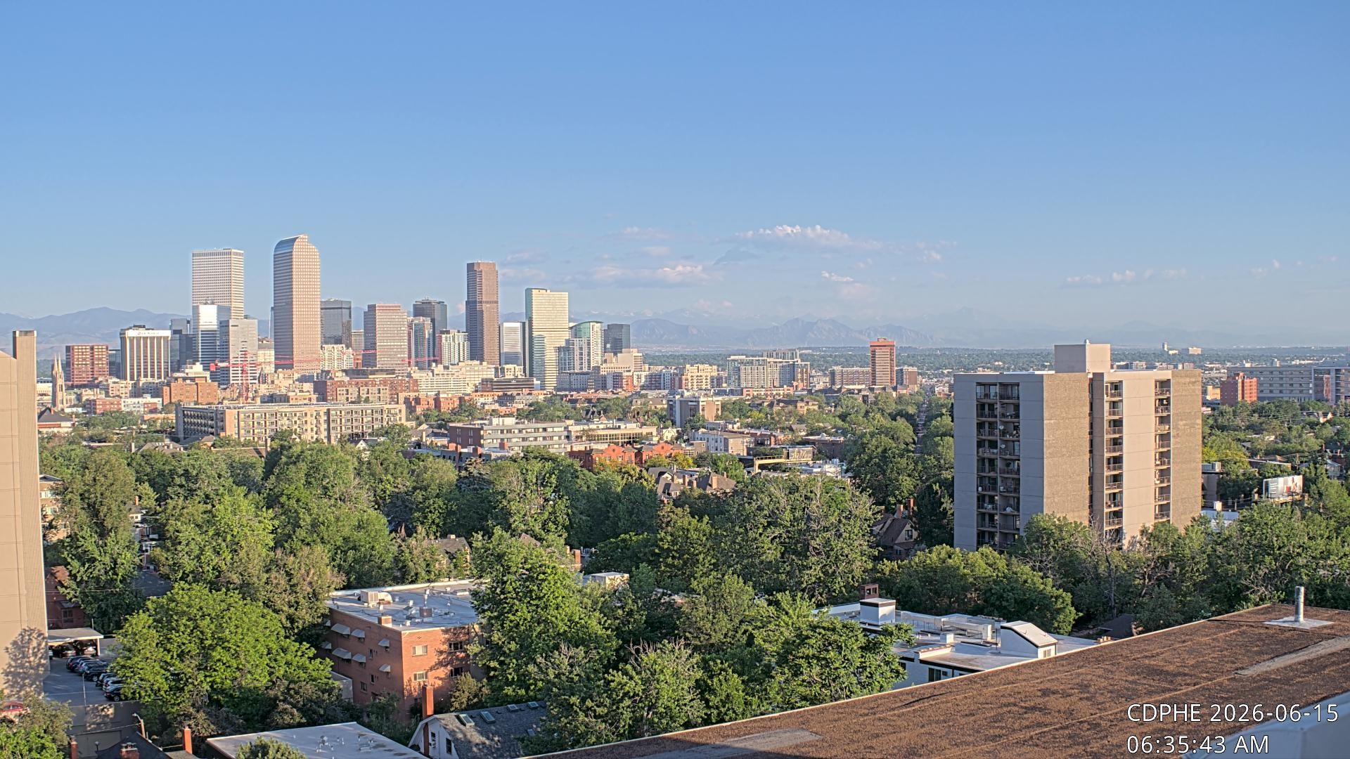 Archiv Foto Webcam Downtown Denver Colorado