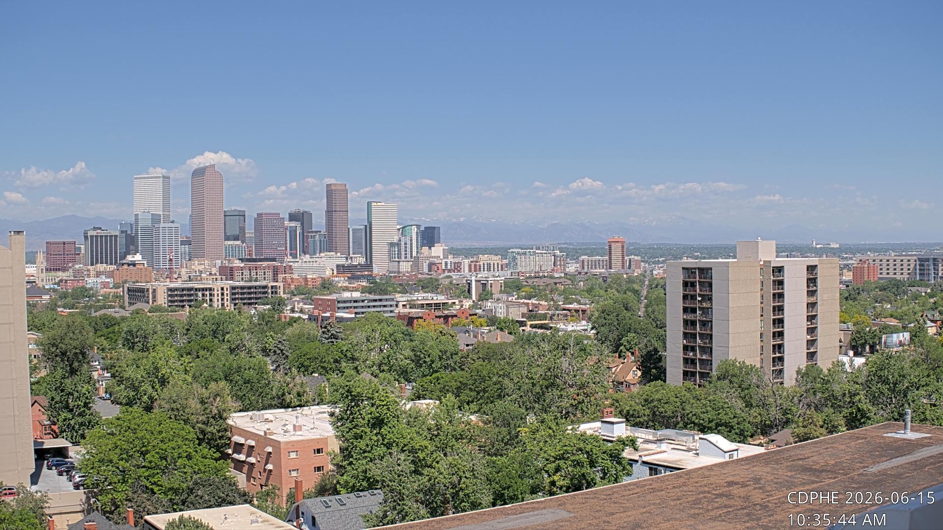 Archiv Foto Webcam Downtown Denver Colorado