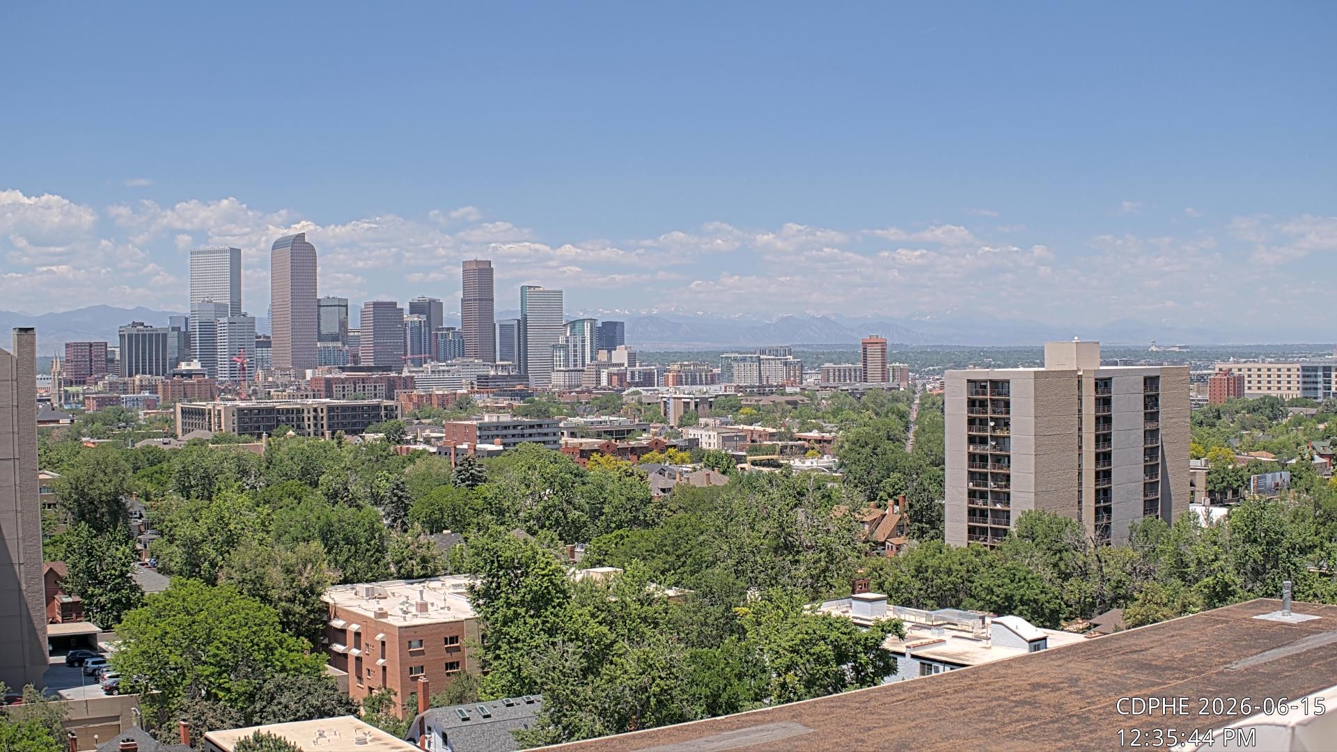 Archiv Foto Webcam Downtown Denver Colorado