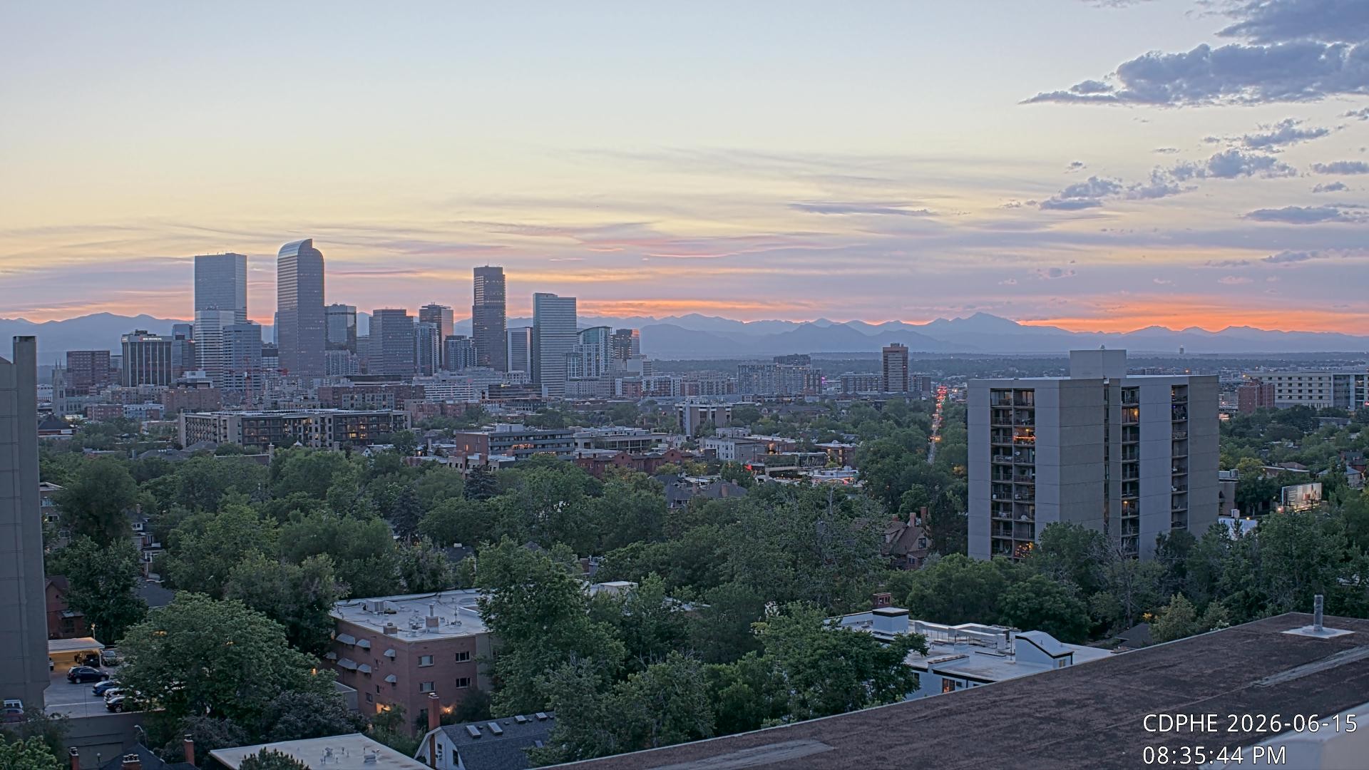 Archiv Foto Webcam Downtown Denver Colorado