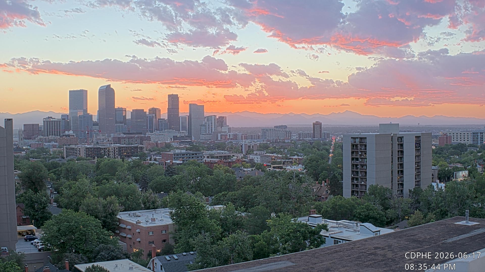 Archiv Foto Webcam Downtown Denver Colorado