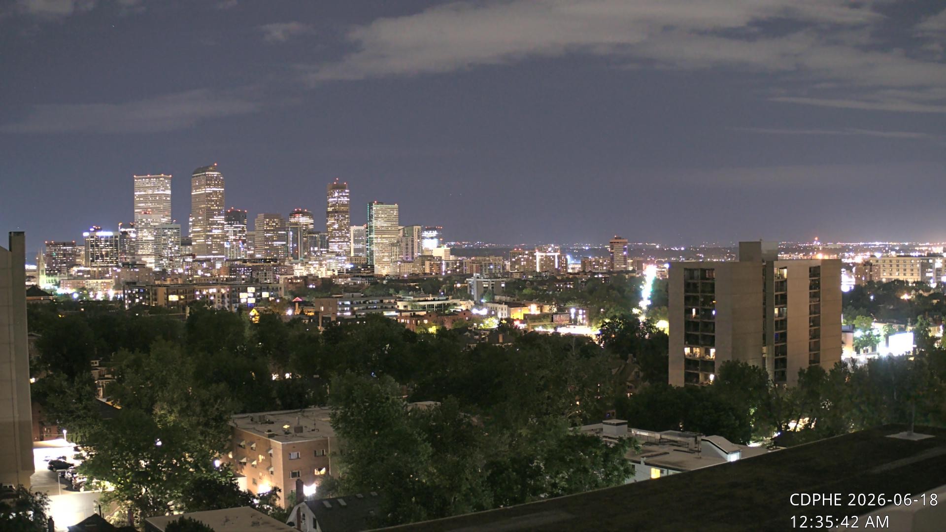 Archiv Foto Webcam Downtown Denver Colorado