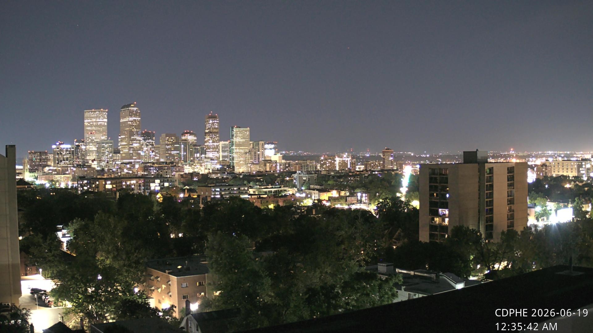 Archiv Foto Webcam Downtown Denver Colorado