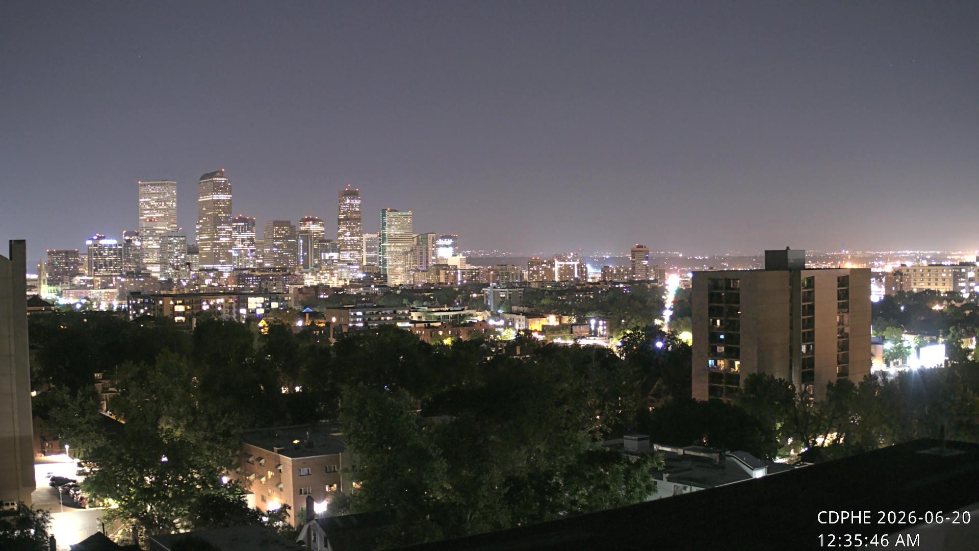 Archiv Foto Webcam Downtown Denver Colorado