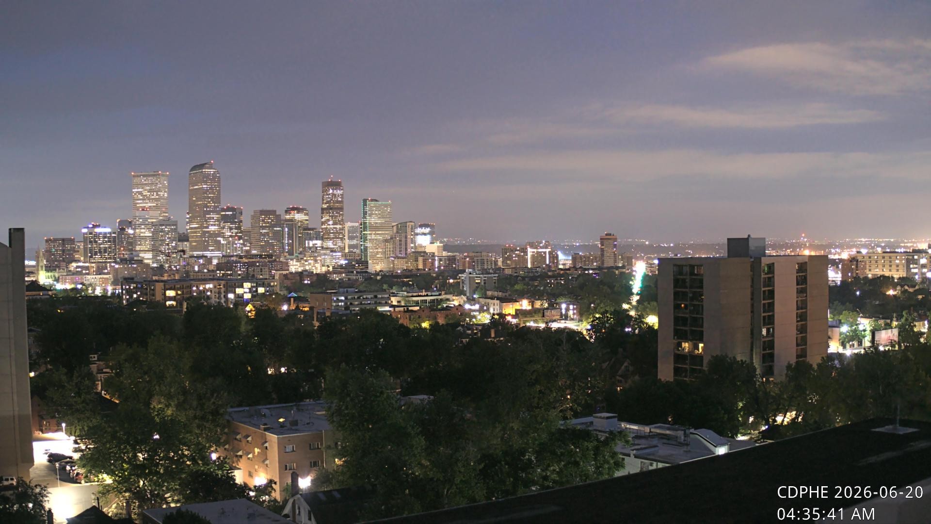 Archiv Foto Webcam Downtown Denver Colorado