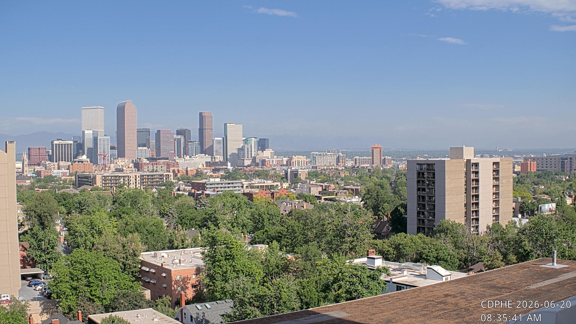 Archiv Foto Webcam Downtown Denver Colorado