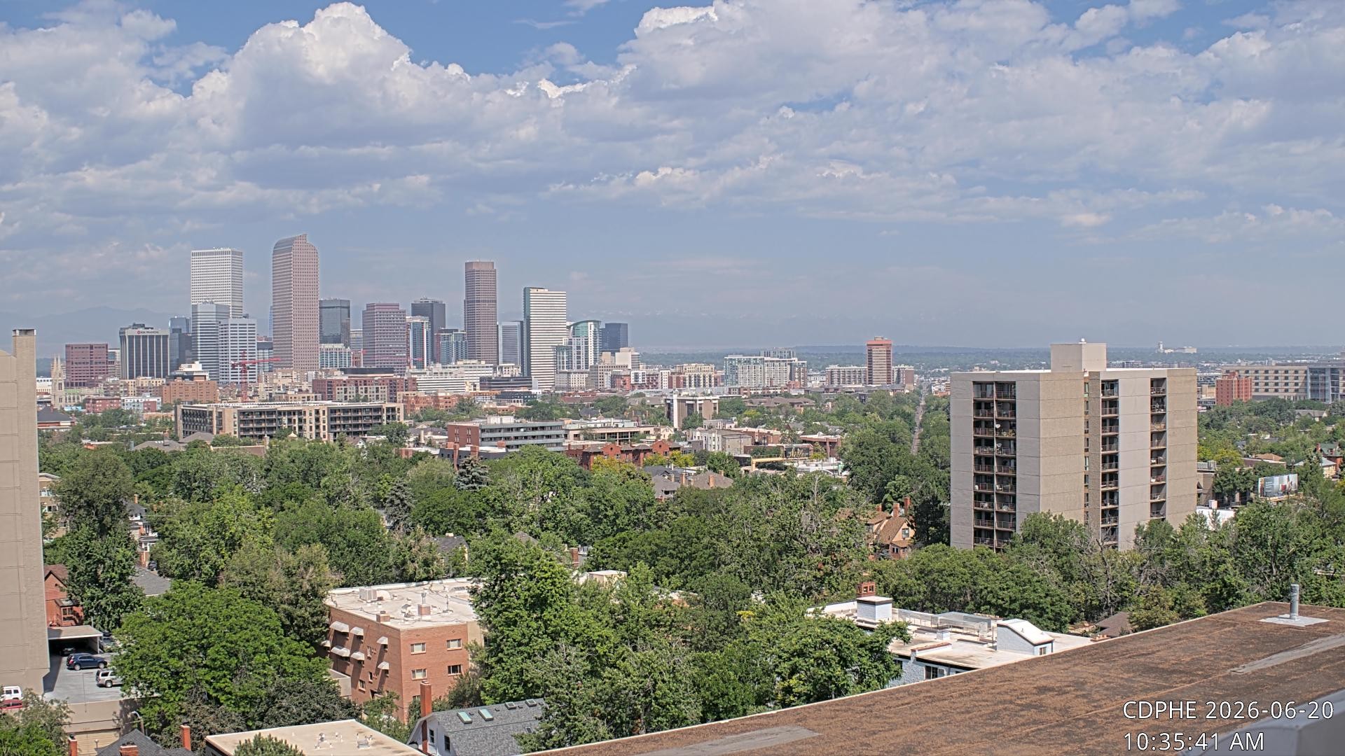 Archiv Foto Webcam Downtown Denver Colorado