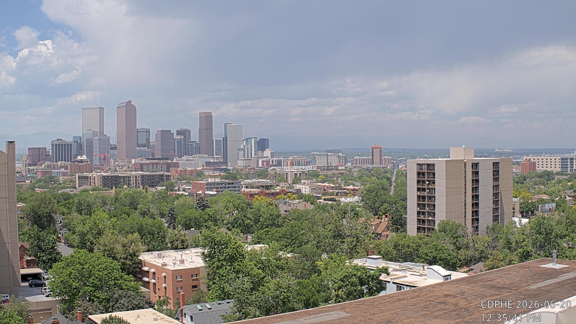 Archiv Foto Webcam Downtown Denver Colorado