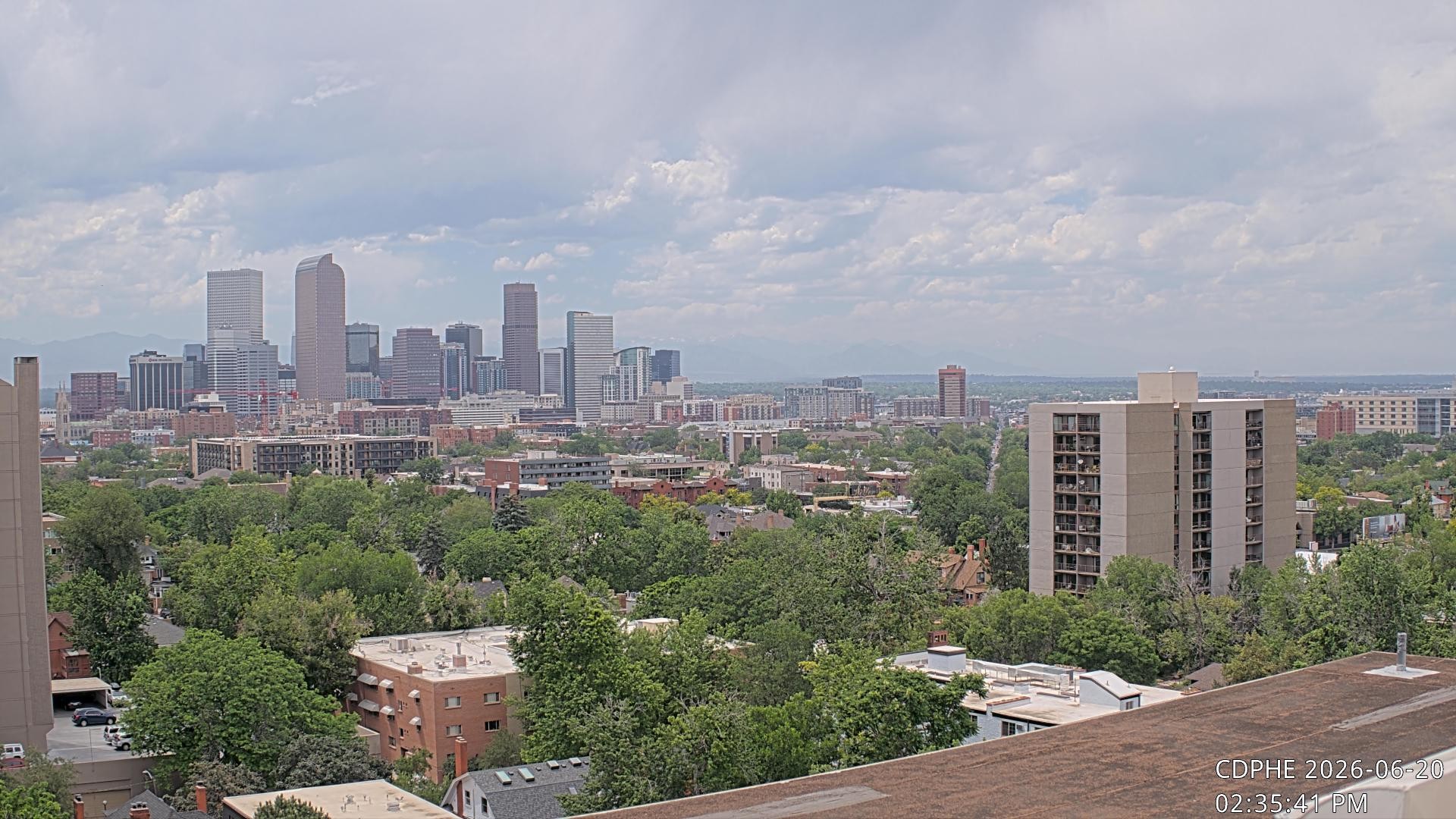 Archiv Foto Webcam Downtown Denver Colorado