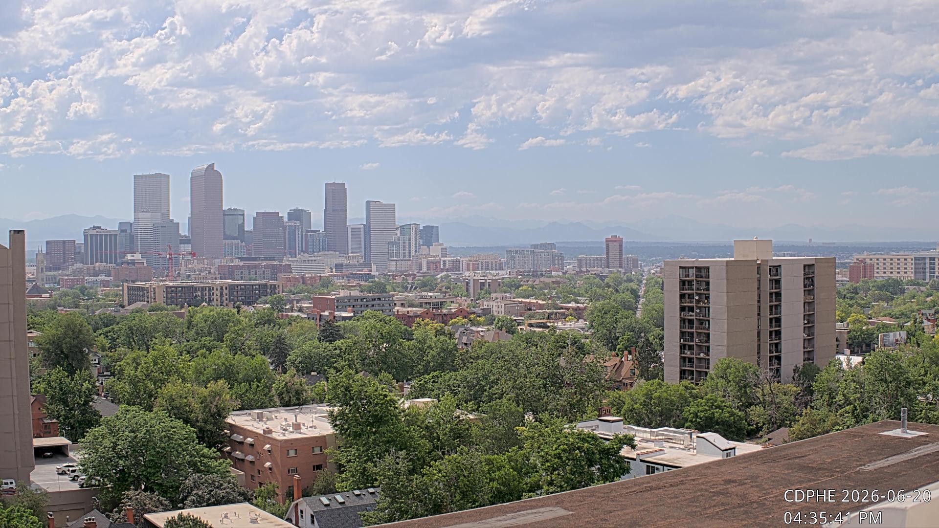 Archiv Foto Webcam Downtown Denver Colorado