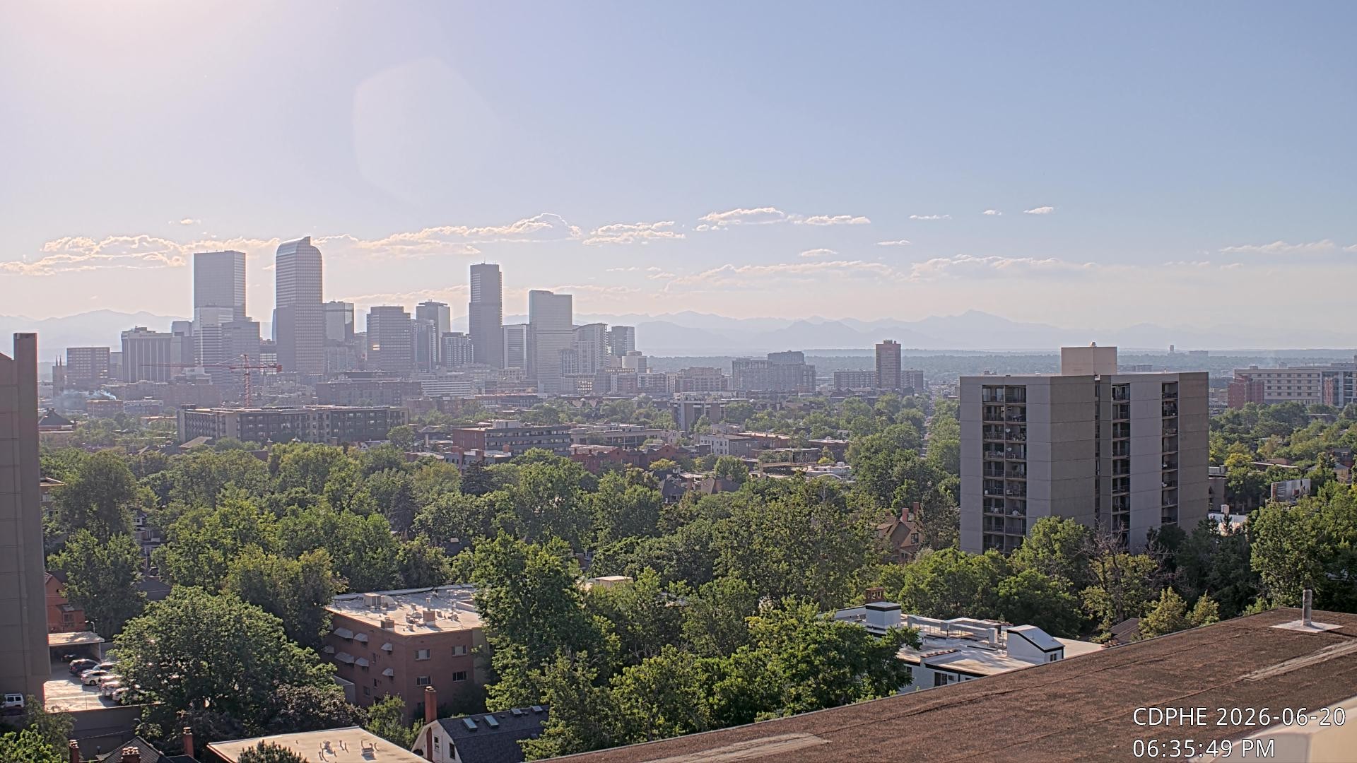 Archiv Foto Webcam Downtown Denver Colorado