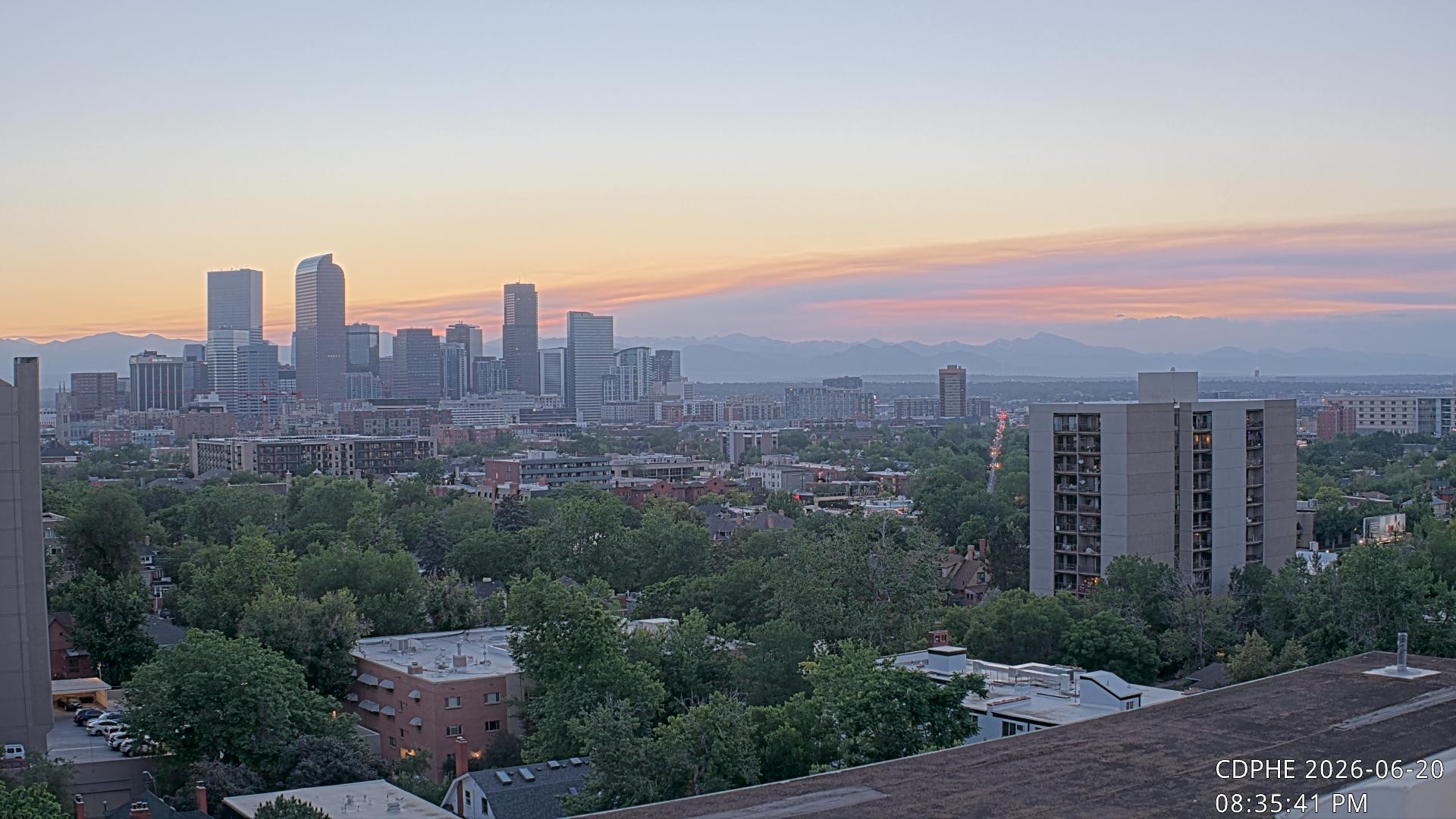 Archiv Foto Webcam Downtown Denver Colorado