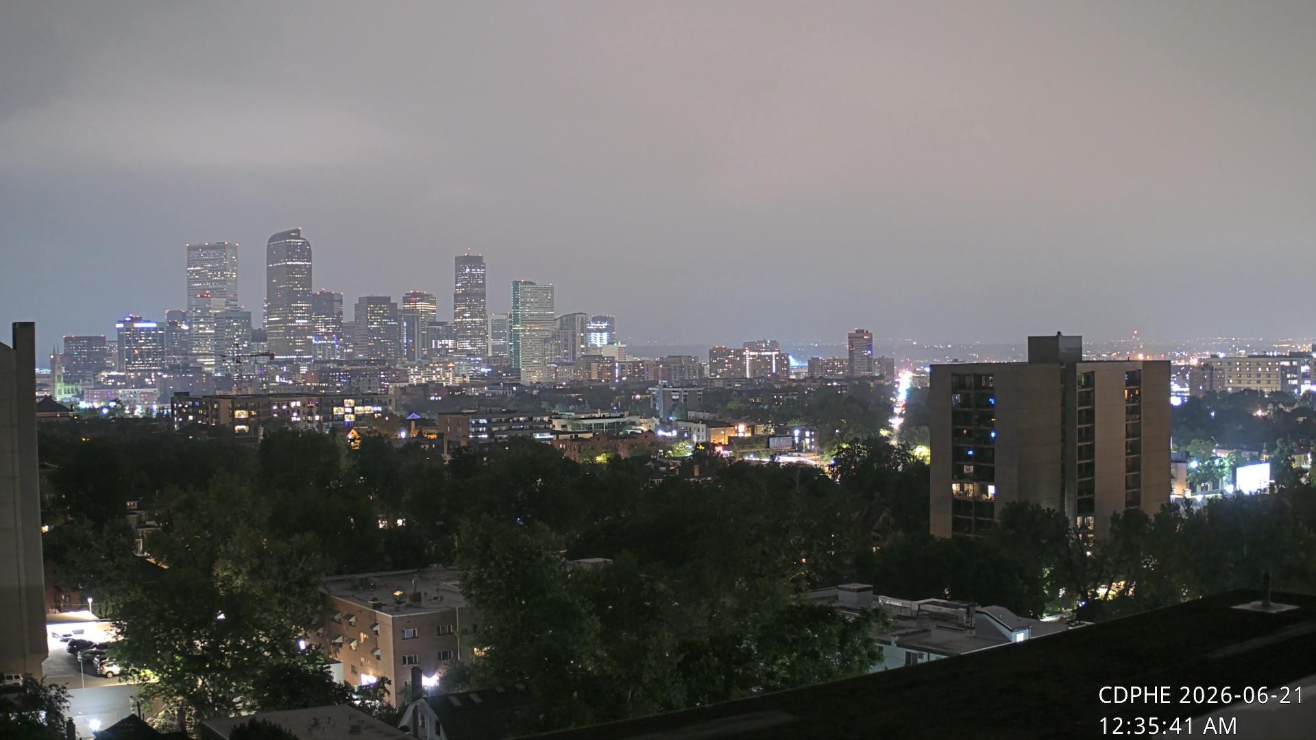 Archiv Foto Webcam Downtown Denver Colorado