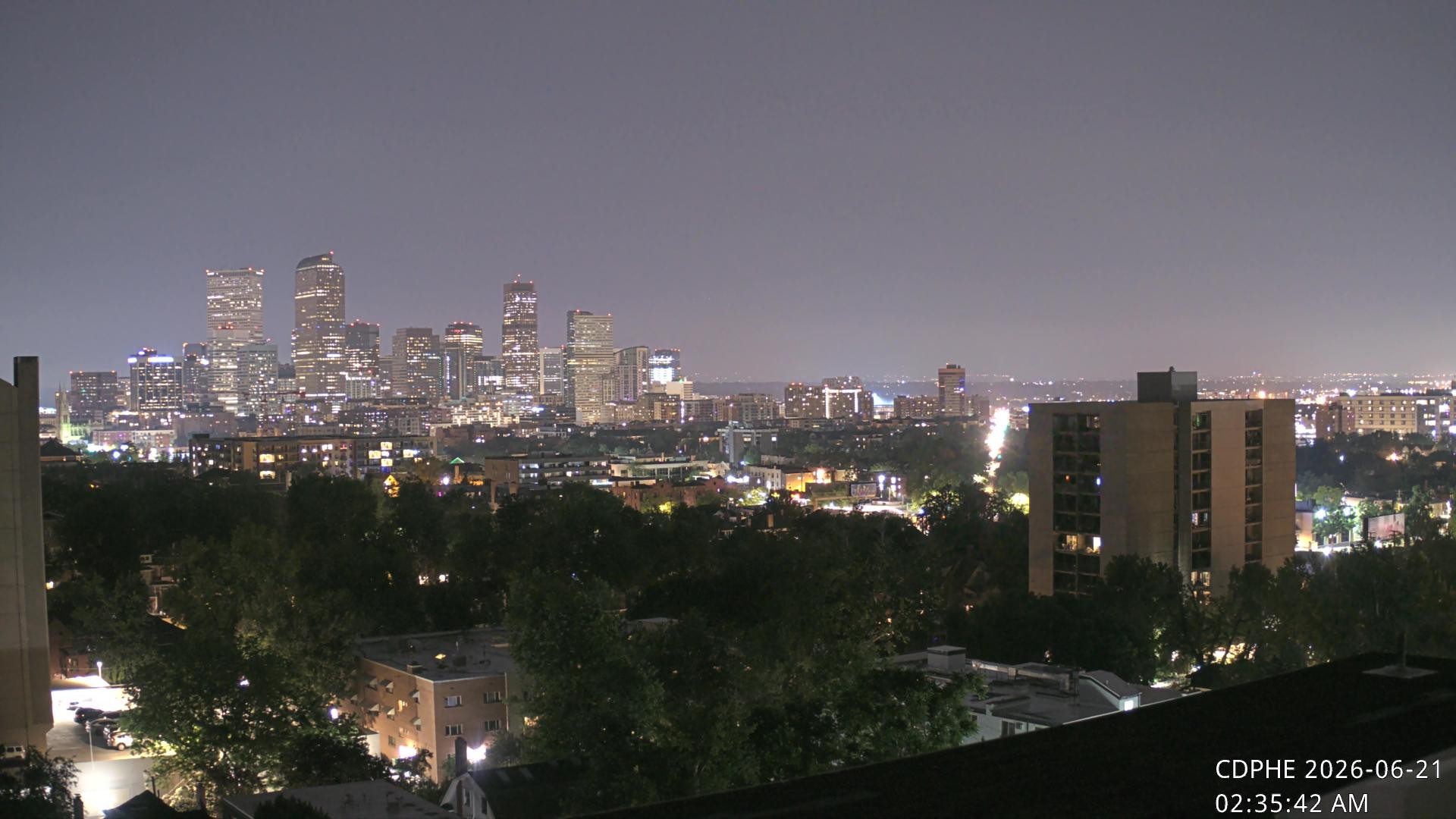 Archiv Foto Webcam Downtown Denver Colorado