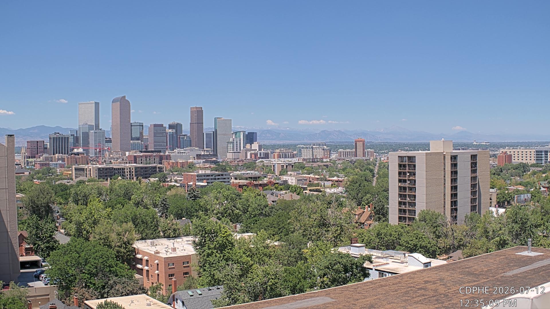 Archiv Foto Webcam Downtown Denver Colorado