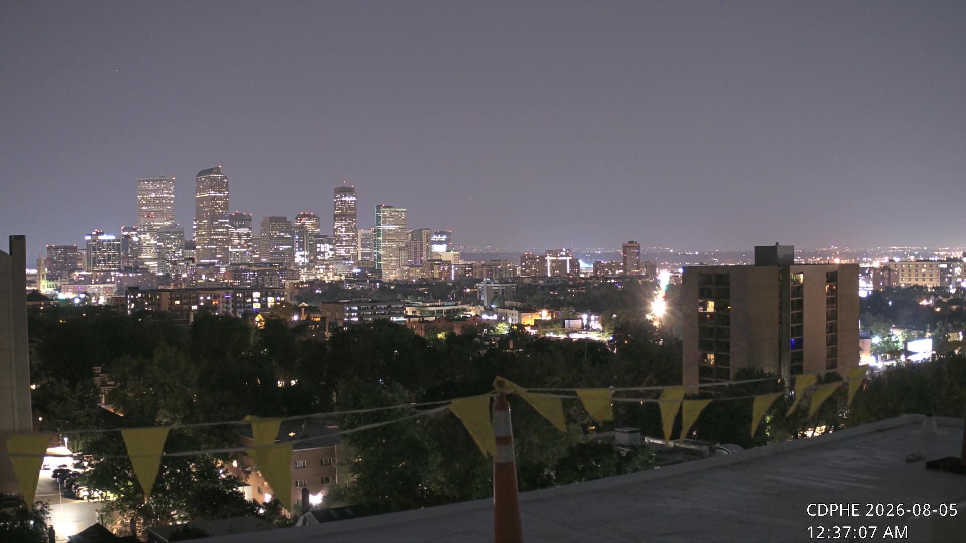 Archived image Webcam View of Downtown Denver Colorado