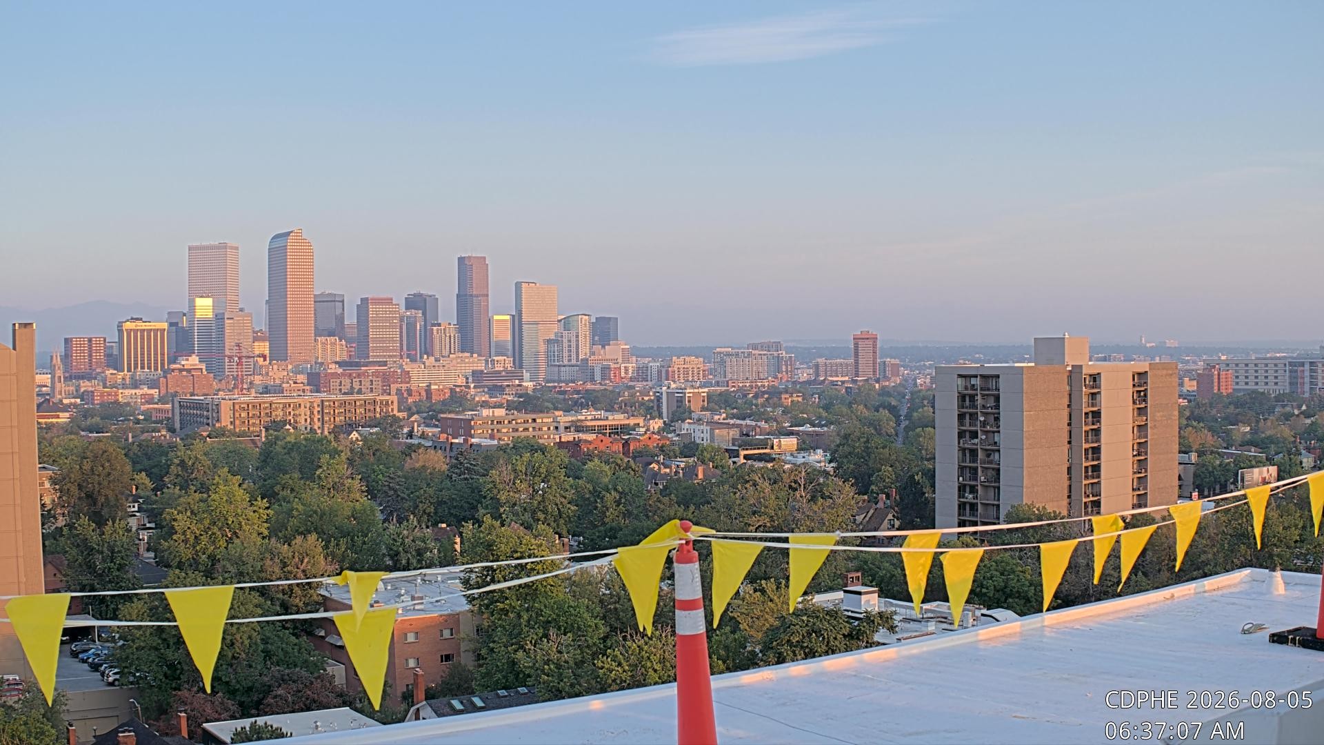Archived image Webcam View of Downtown Denver Colorado