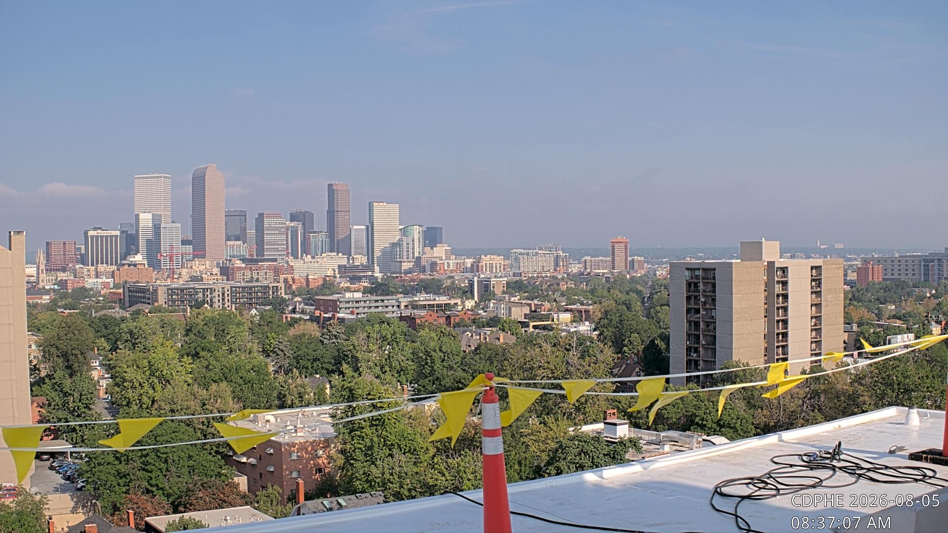 Archived image Webcam View of Downtown Denver Colorado