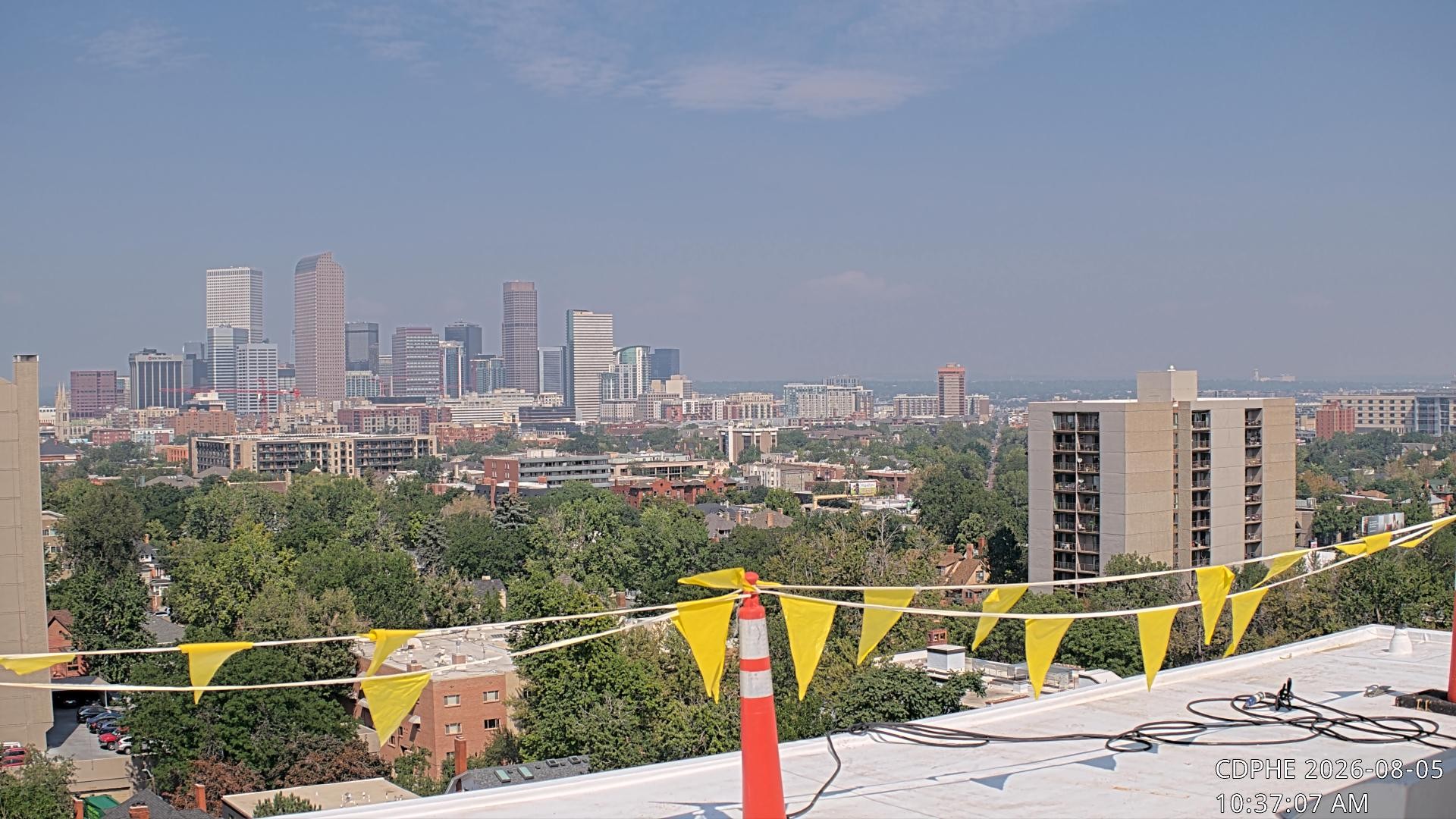 Archived image Webcam View of Downtown Denver Colorado