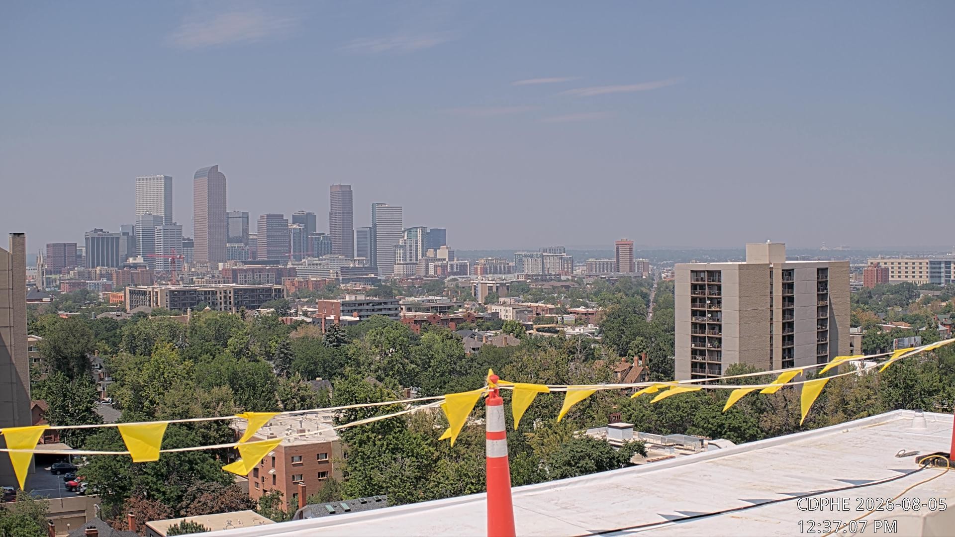 Archived image Webcam View of Downtown Denver Colorado