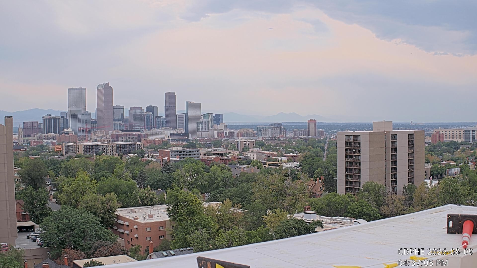 Archived image Webcam View of Downtown Denver Colorado