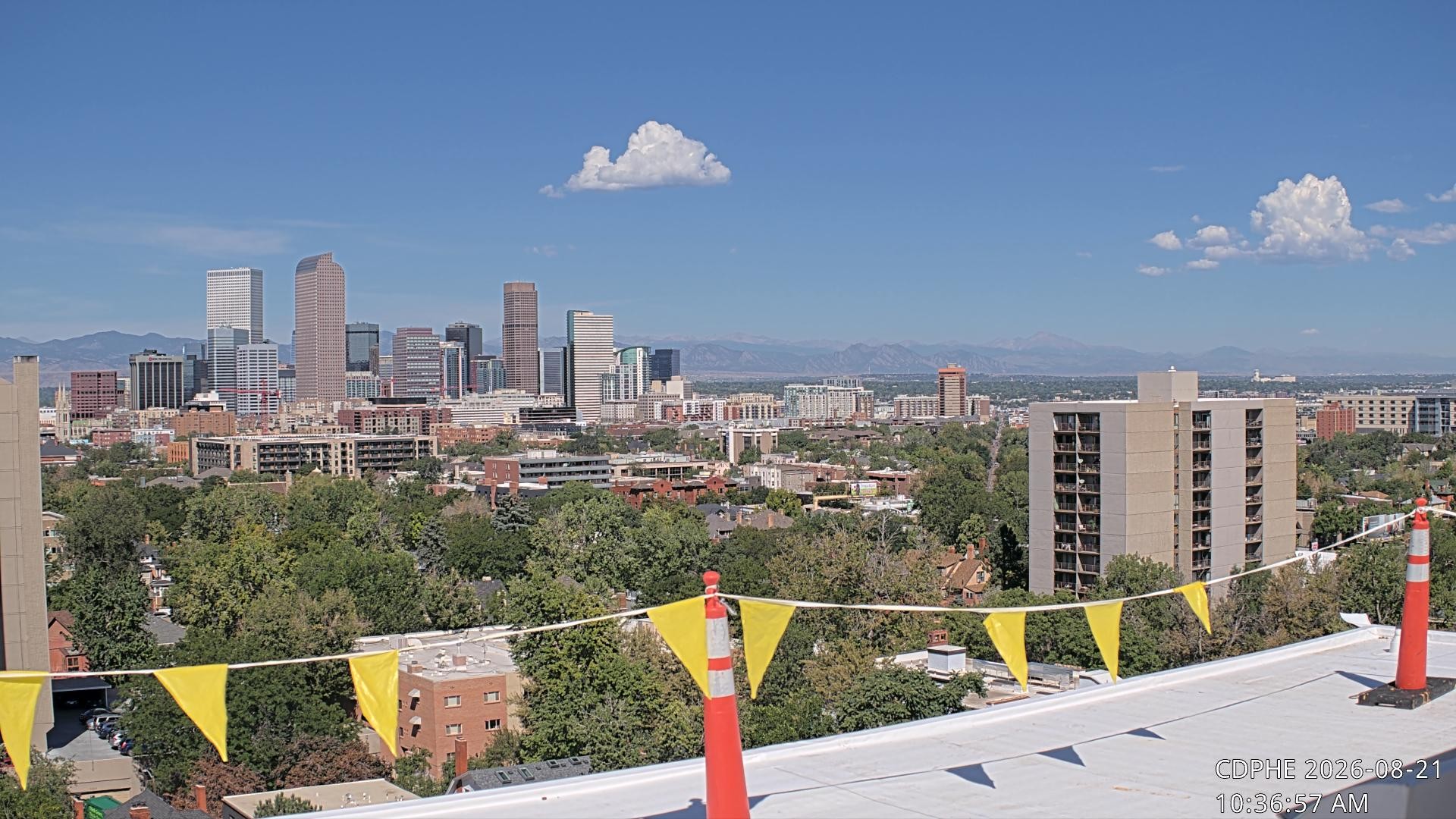 Archiv Foto Webcam Downtown Denver Colorado