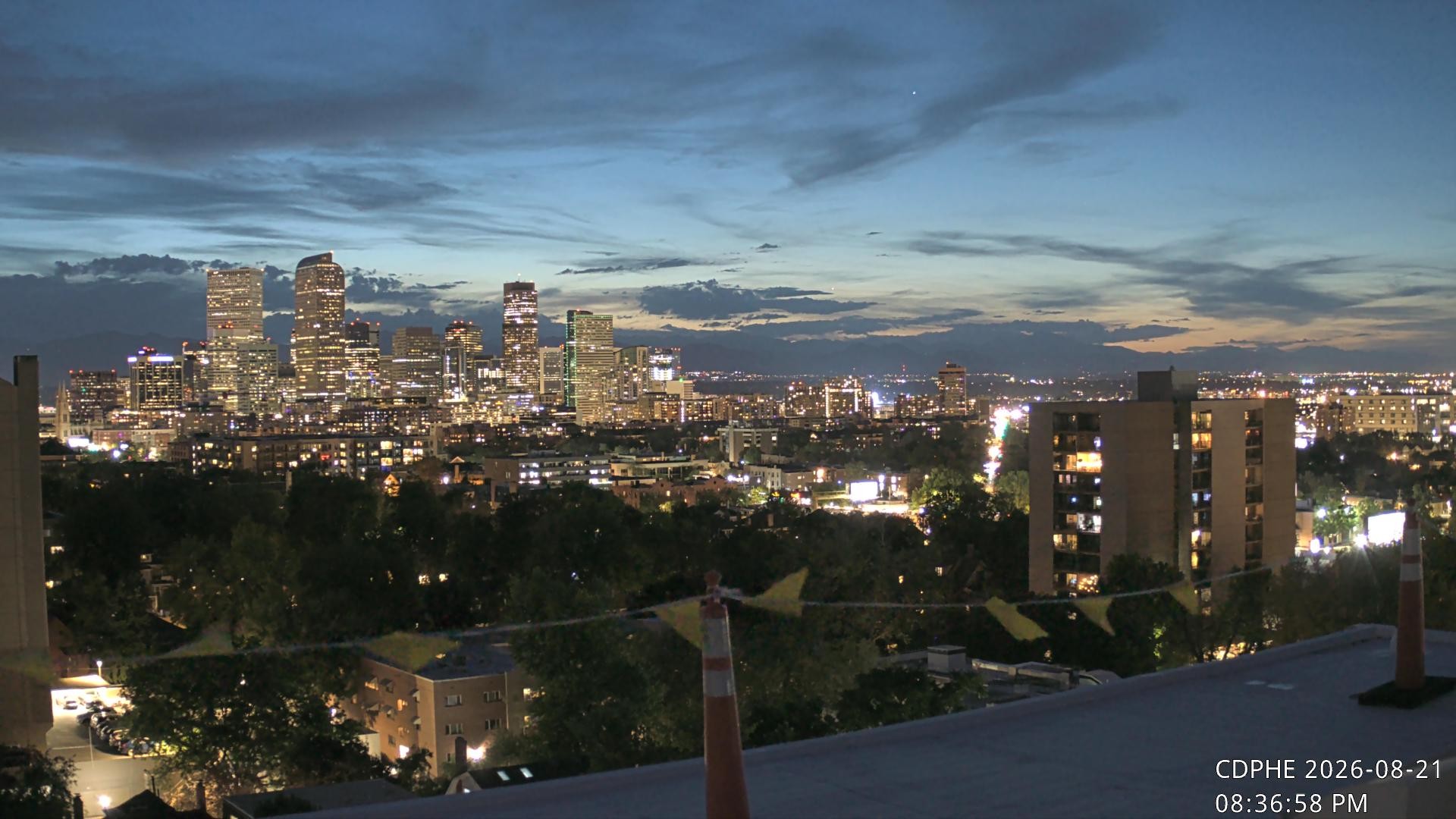 Archiv Foto Webcam Downtown Denver Colorado