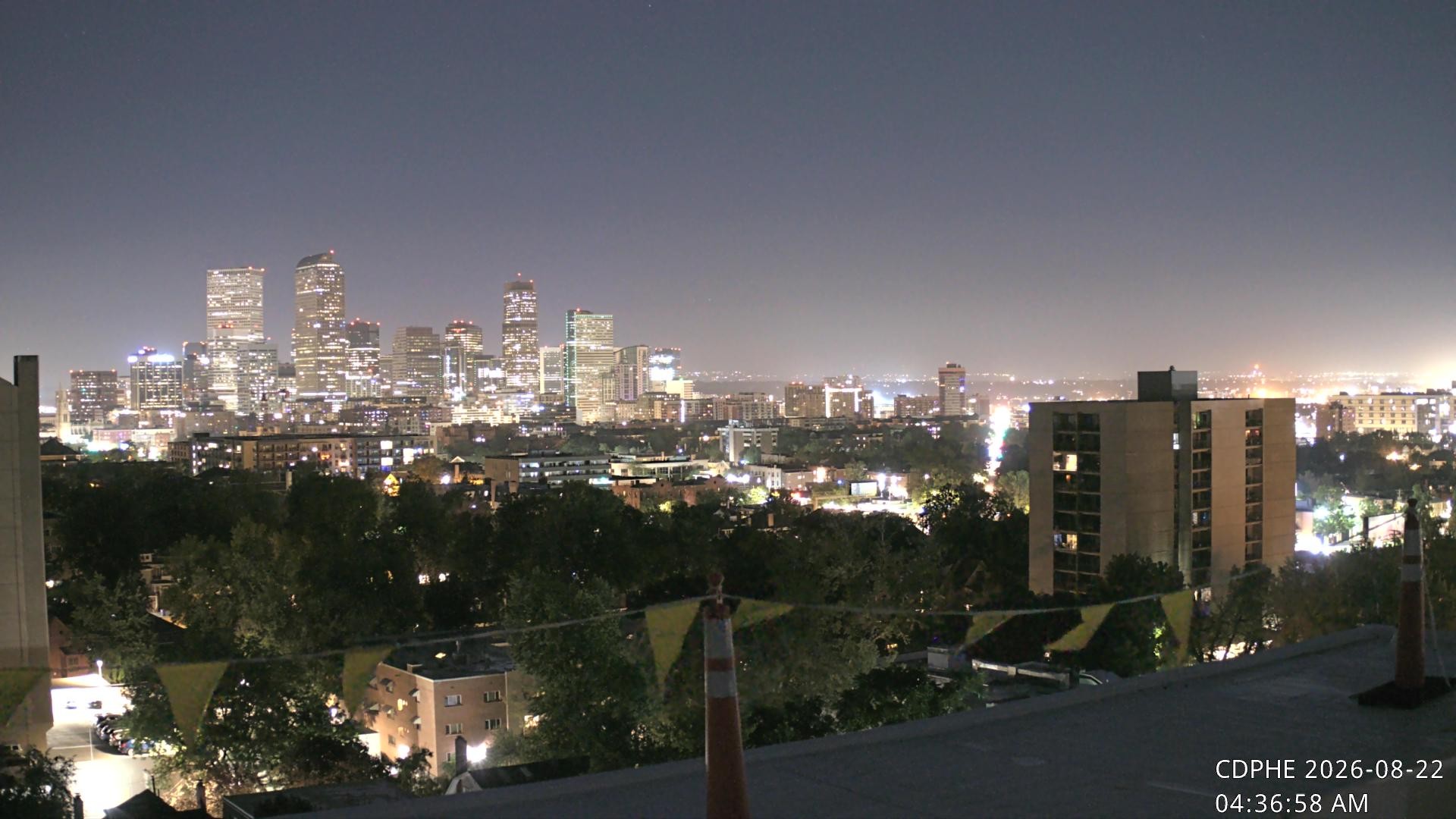 Archived image Webcam View of Downtown Denver Colorado