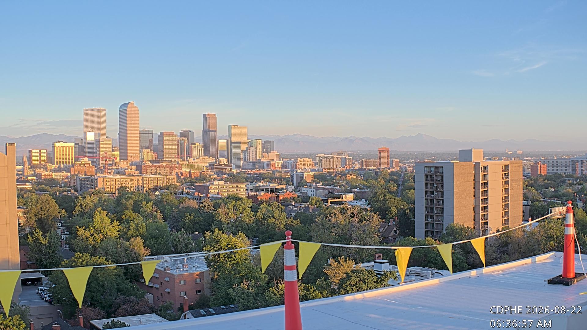Archived image Webcam View of Downtown Denver Colorado