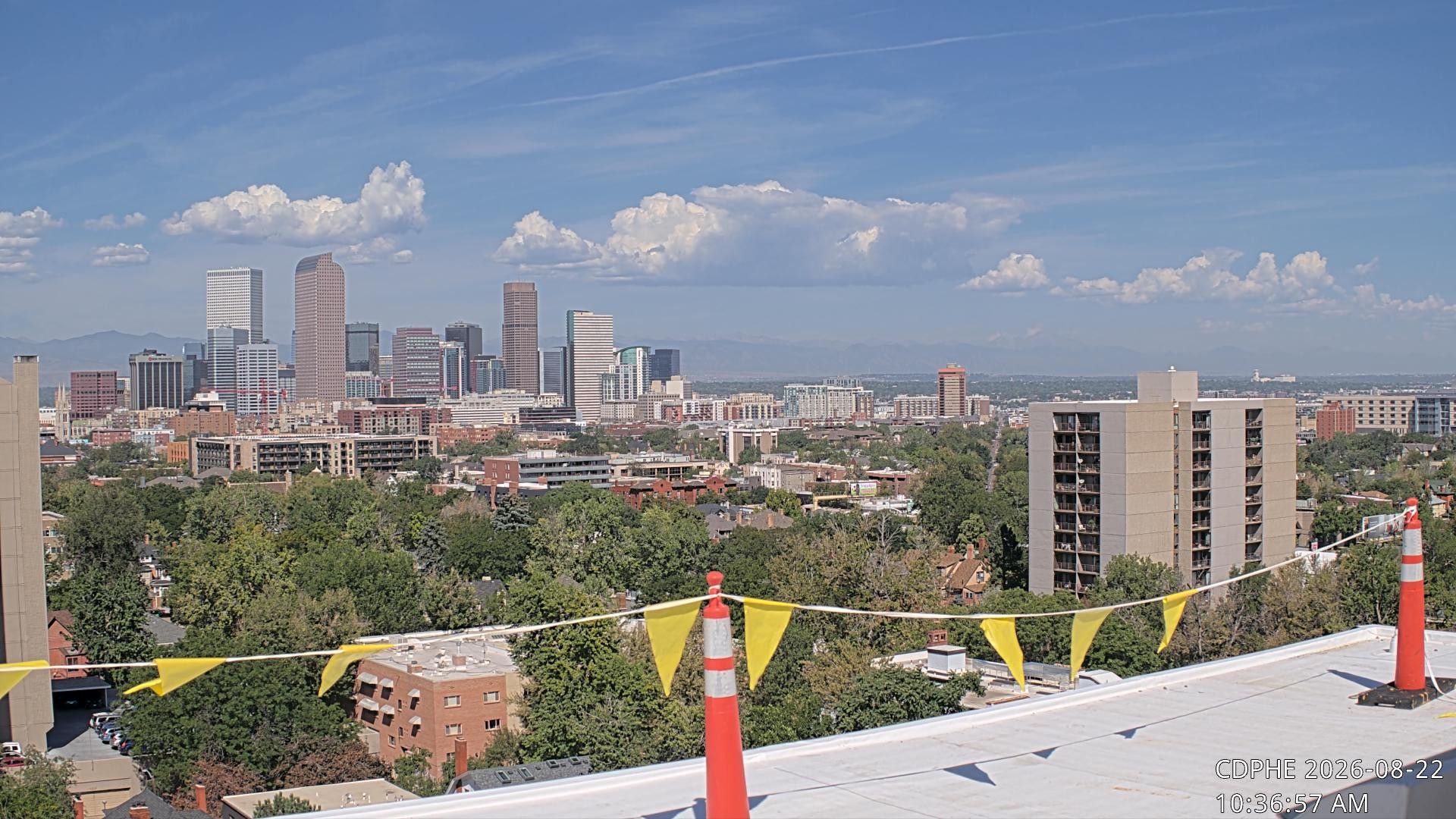 Archived image Webcam View of Downtown Denver Colorado