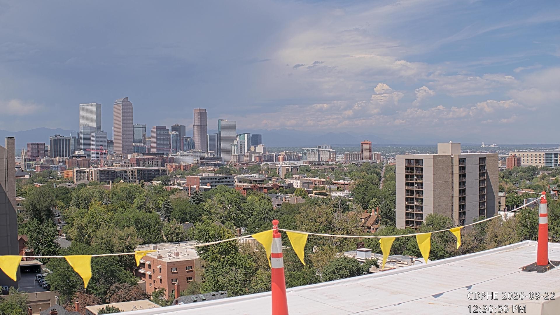 Archived image Webcam View of Downtown Denver Colorado