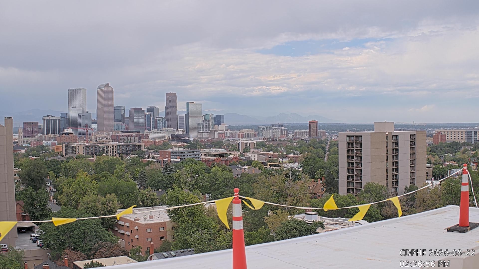 Archived image Webcam View of Downtown Denver Colorado