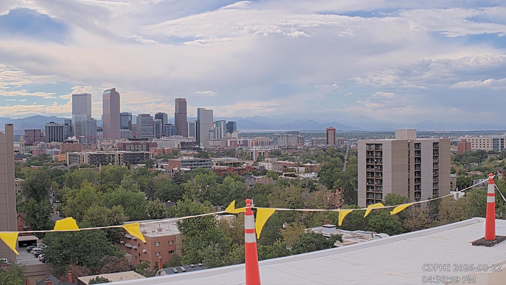 Archived image Webcam View of Downtown Denver Colorado