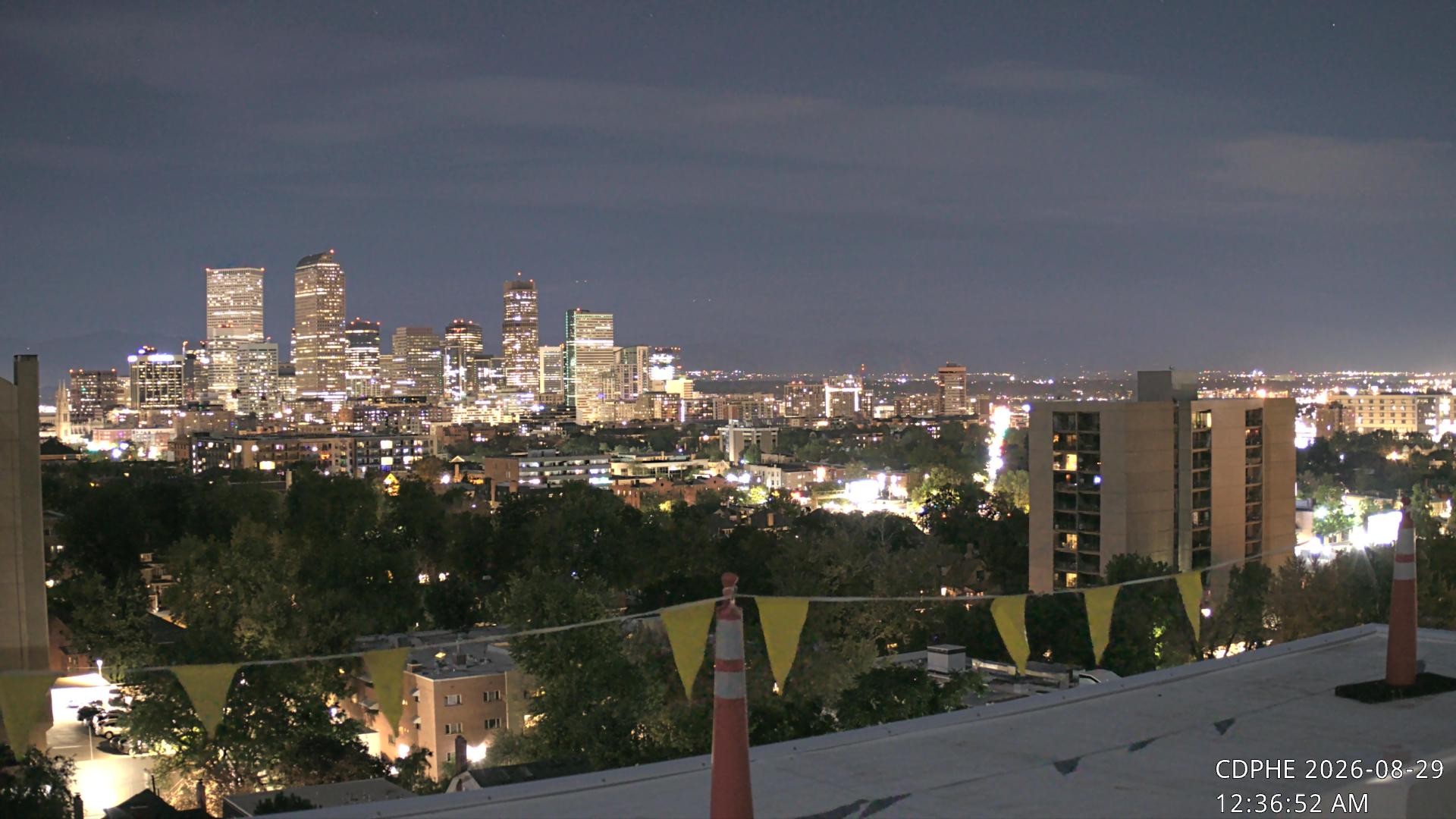 Archived image Webcam View of Downtown Denver Colorado