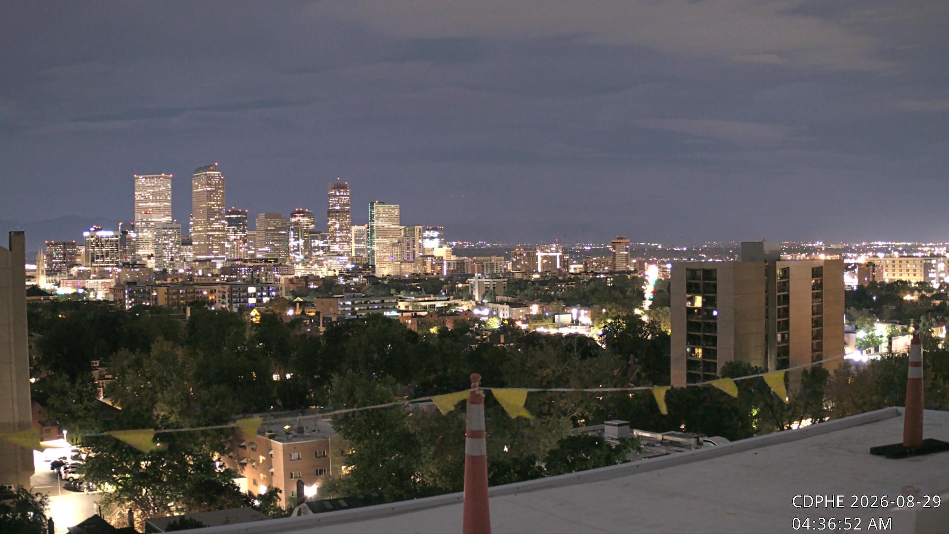 Archived image Webcam View of Downtown Denver Colorado
