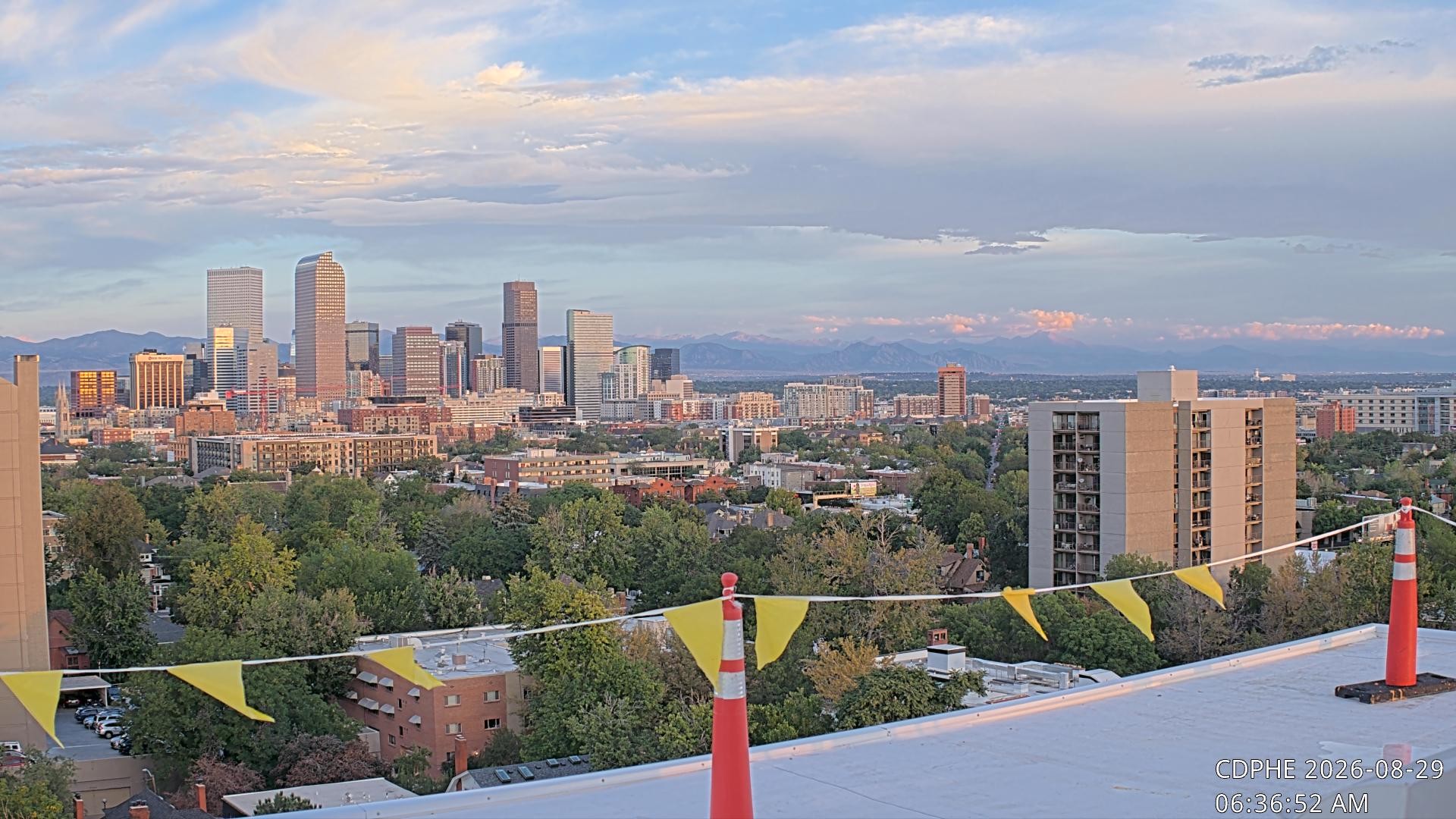 Archived image Webcam View of Downtown Denver Colorado