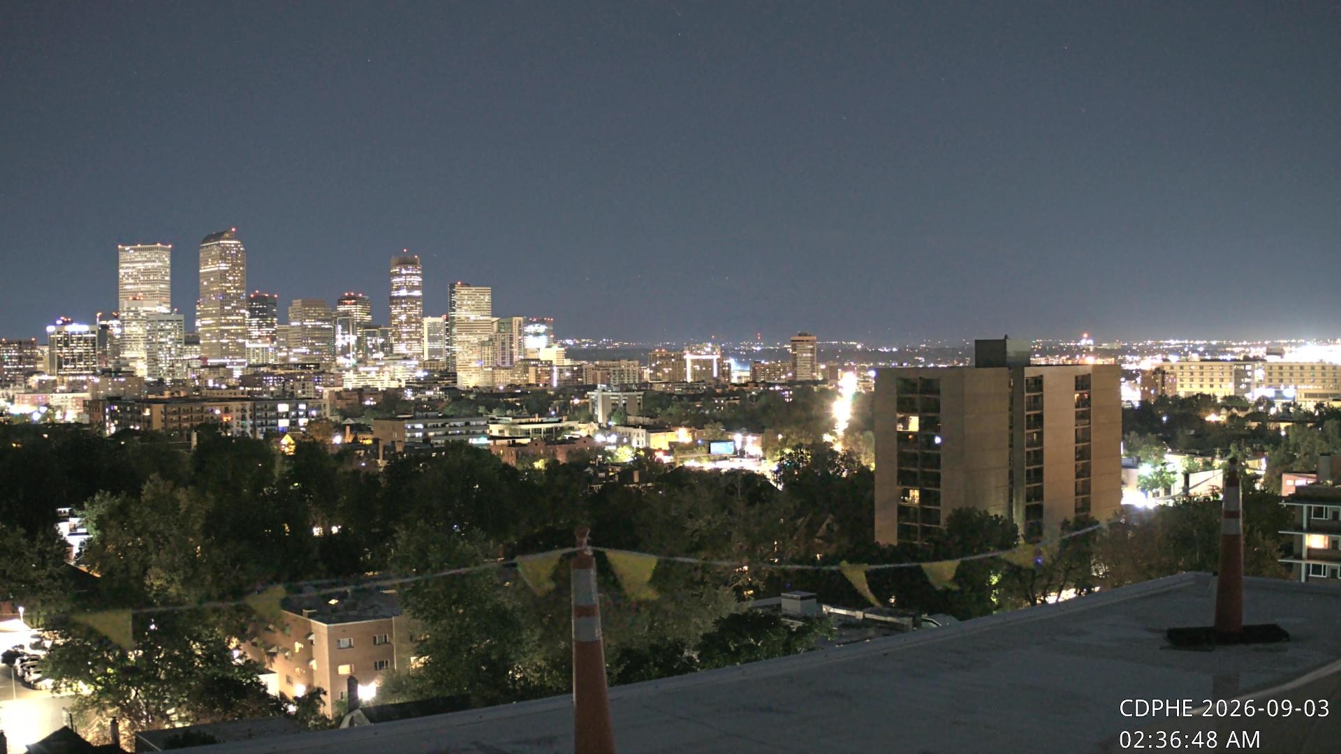Archived image Webcam View of Downtown Denver Colorado