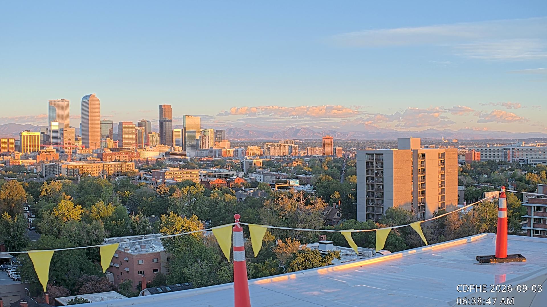 Archived image Webcam View of Downtown Denver Colorado