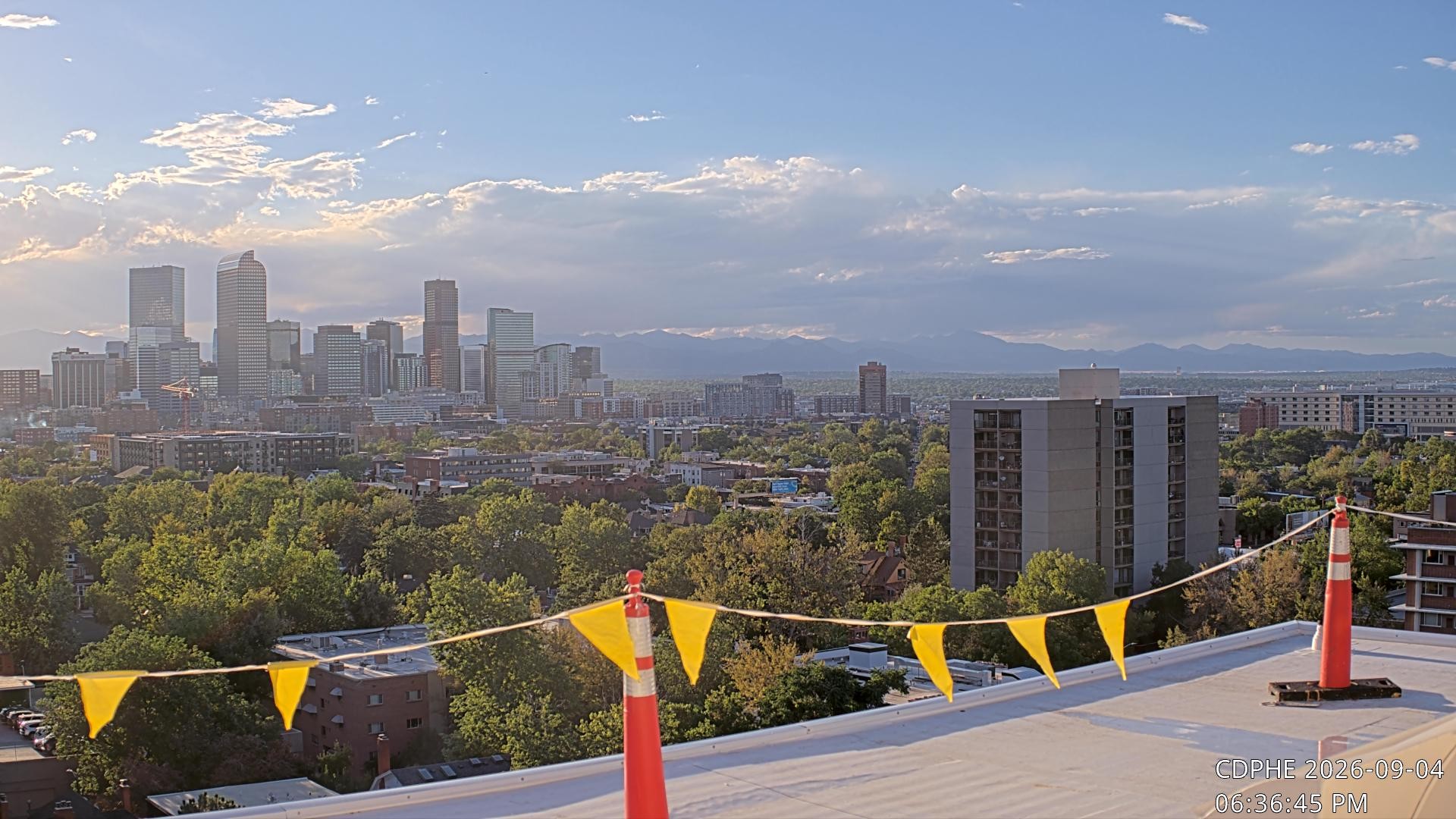 Archived image Webcam View of Downtown Denver Colorado