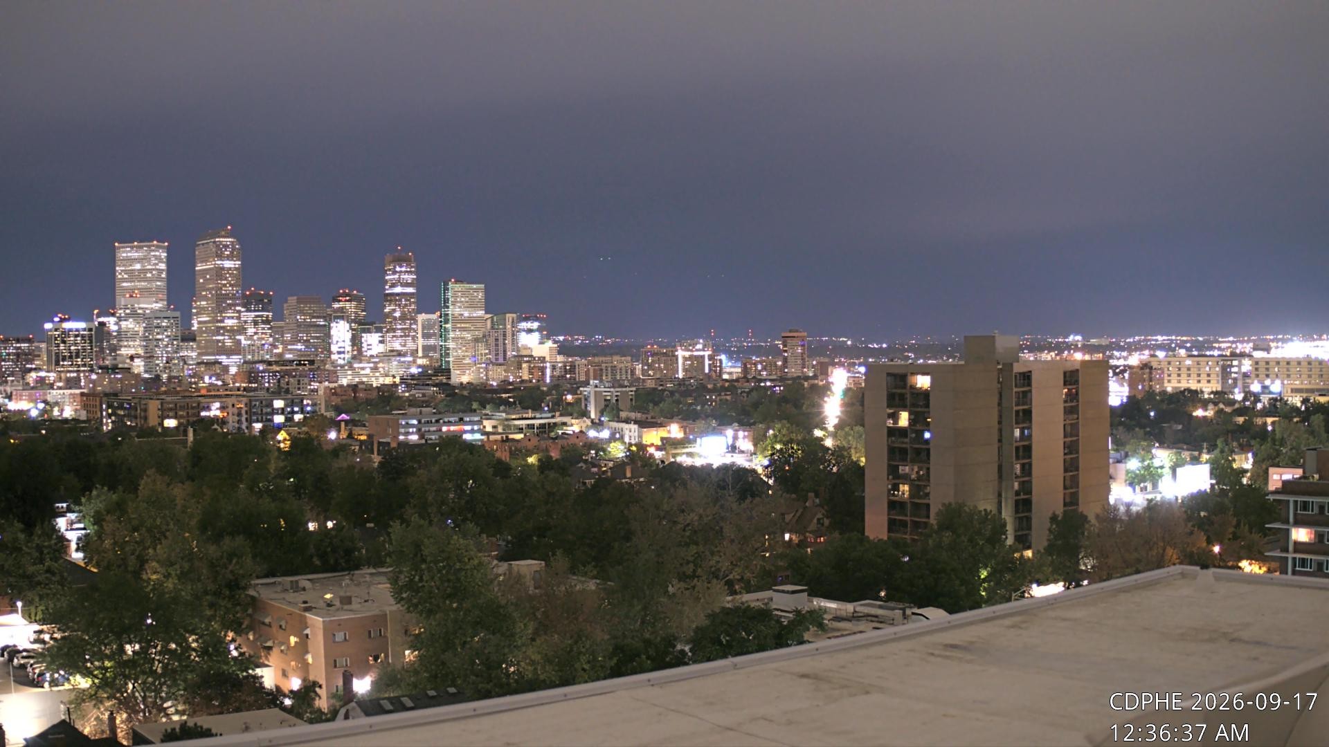 Archived image Webcam View of Downtown Denver Colorado