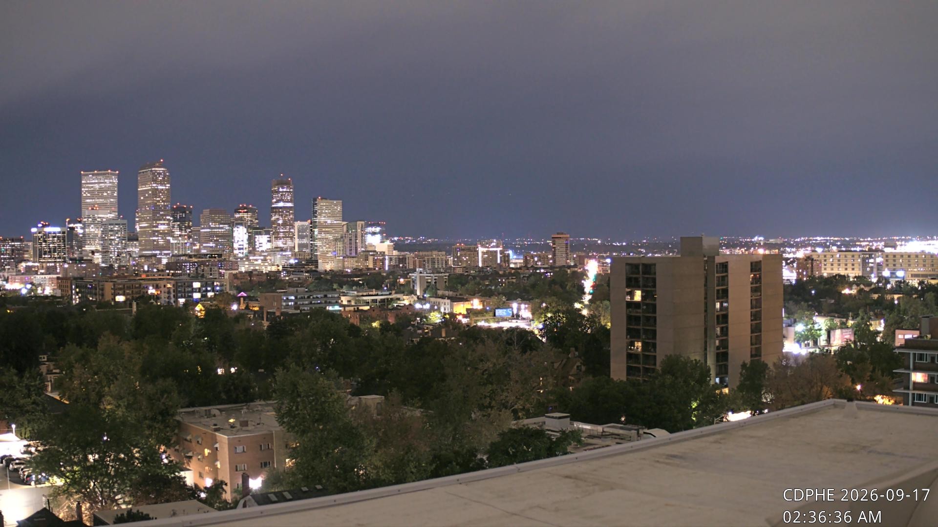 Archived image Webcam View of Downtown Denver Colorado