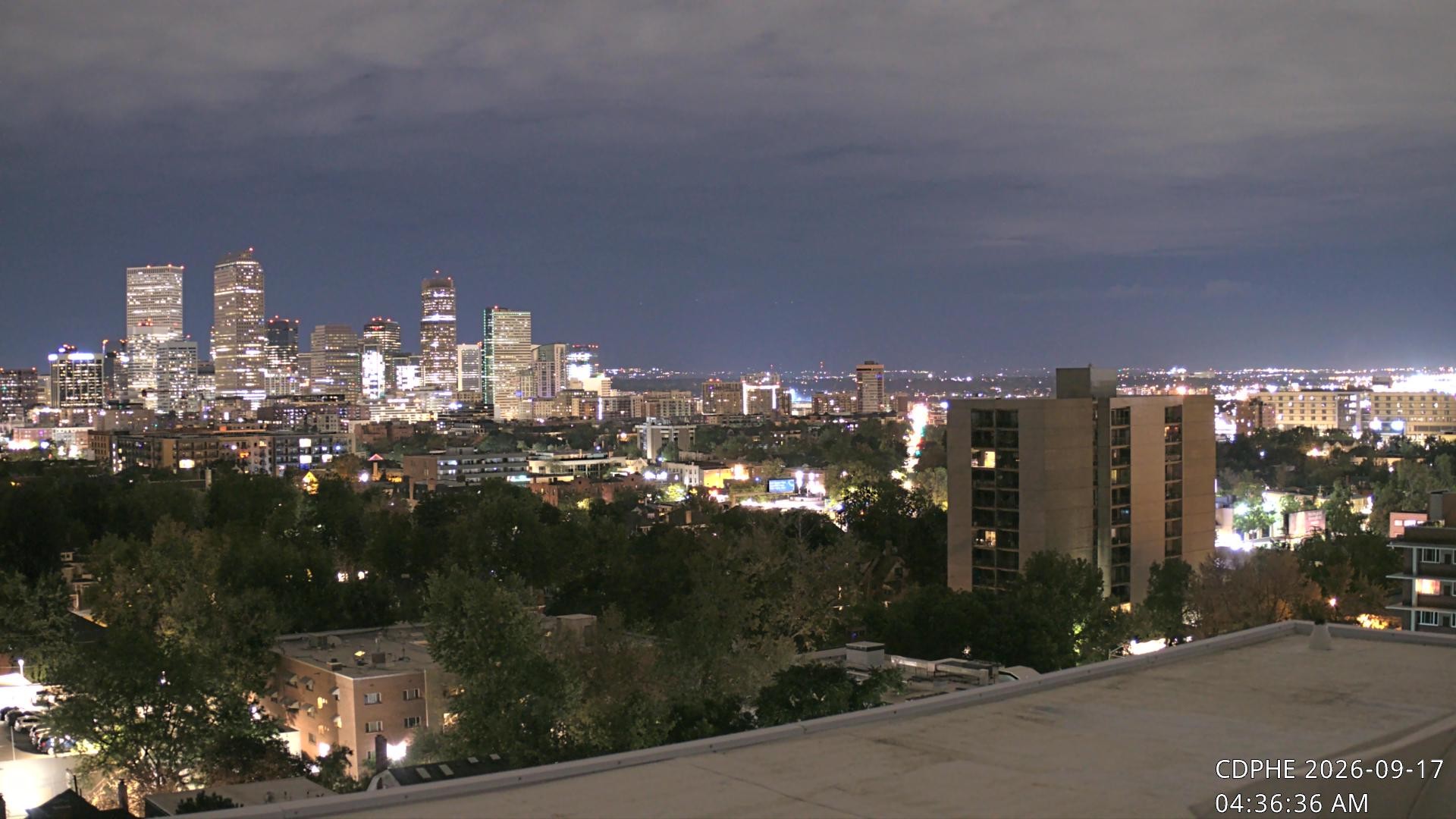 Archived image Webcam View of Downtown Denver Colorado
