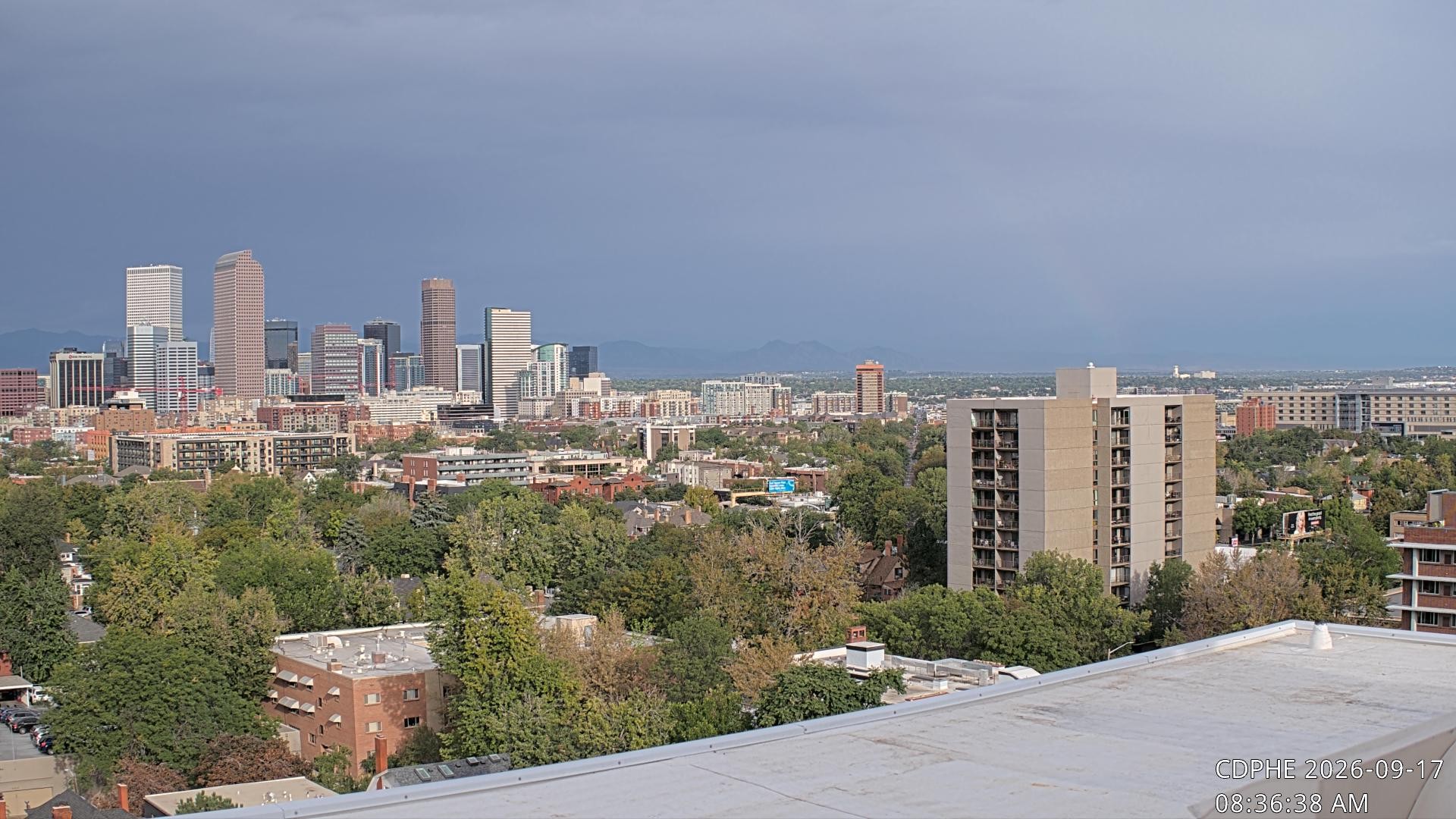 Archived image Webcam View of Downtown Denver Colorado