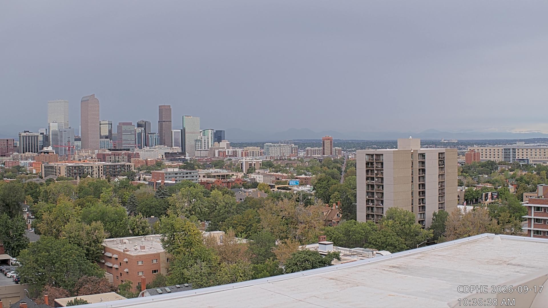 Archived image Webcam View of Downtown Denver Colorado