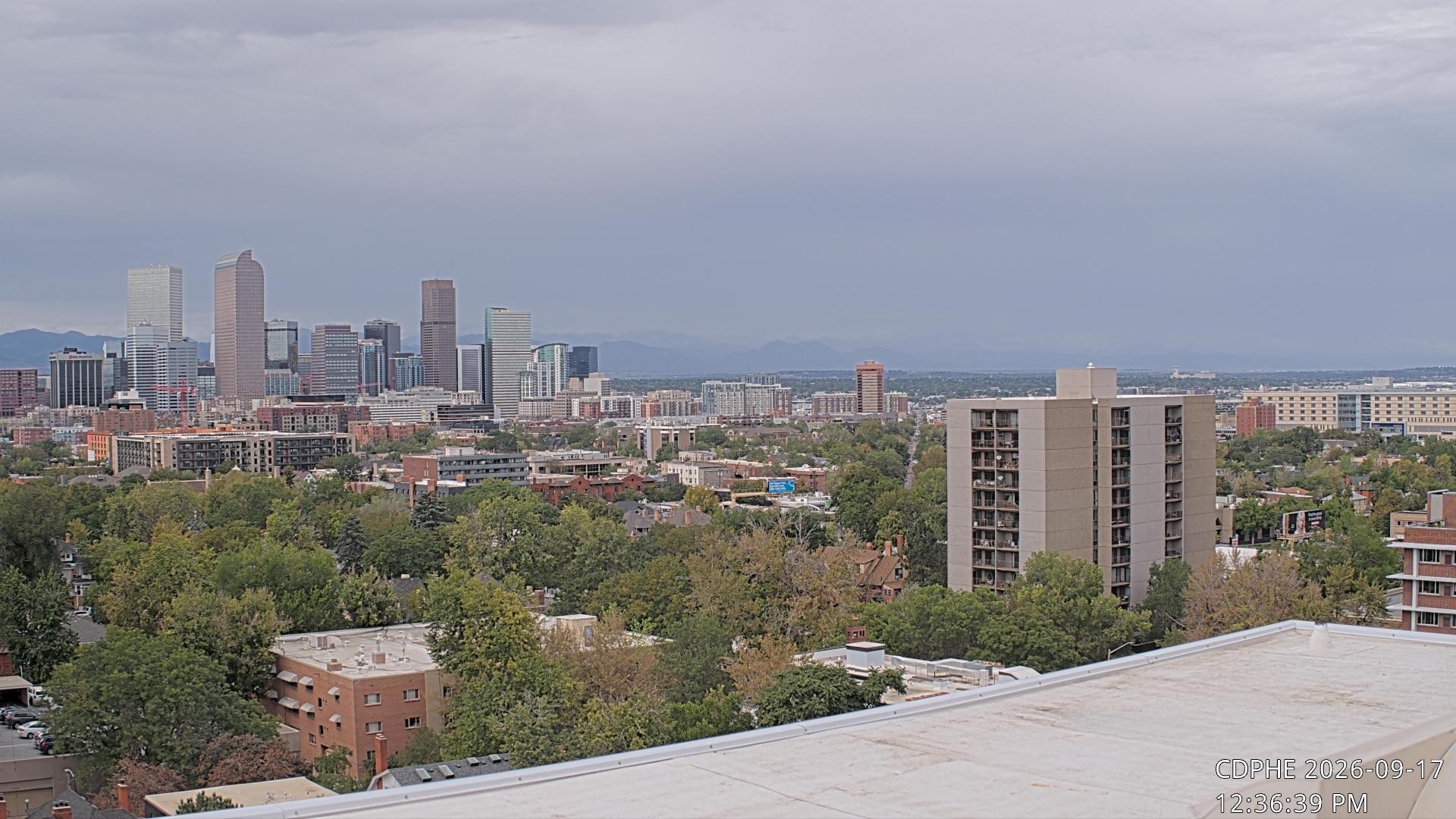 Archived image Webcam View of Downtown Denver Colorado