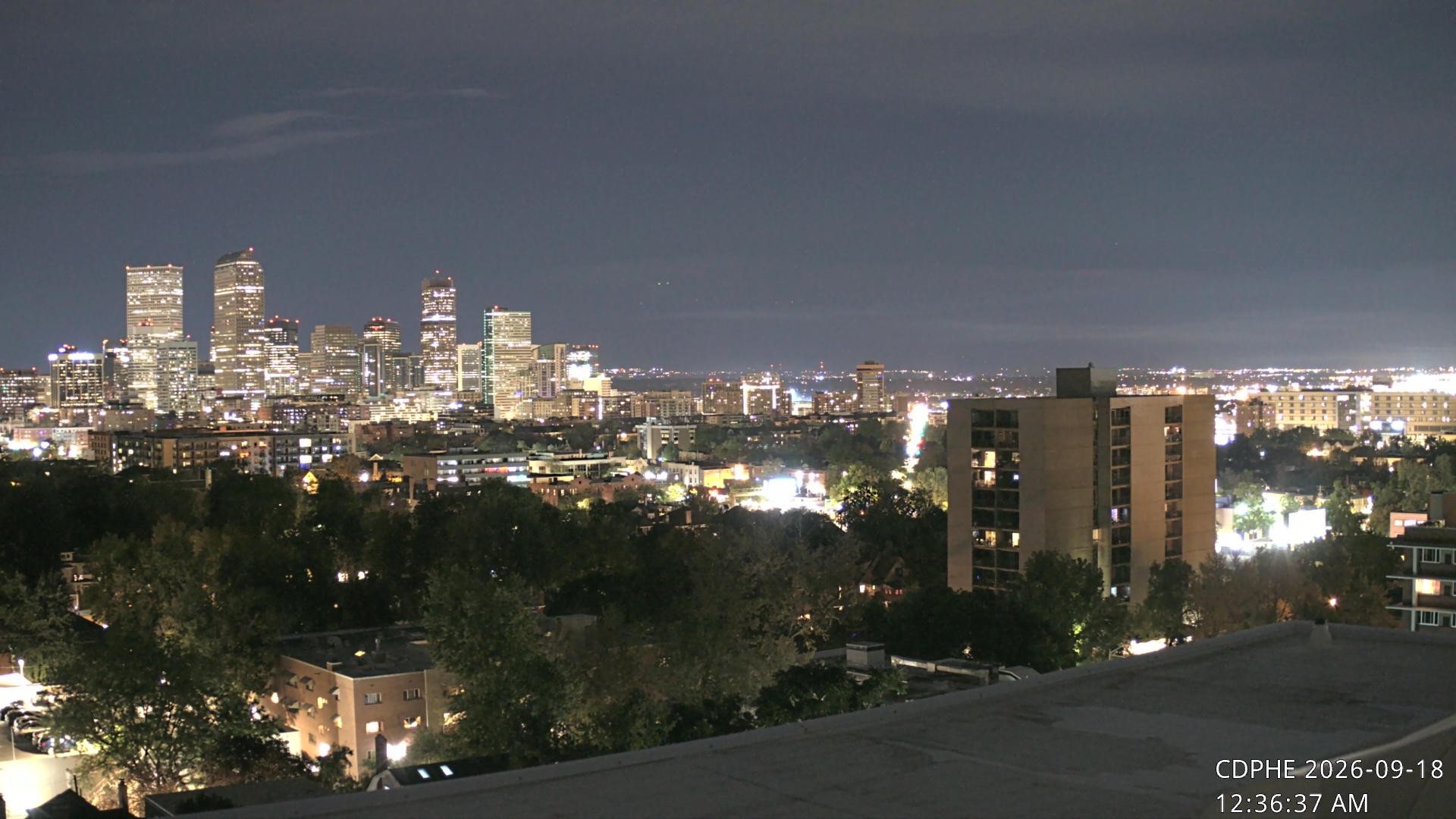 Archived image Webcam View of Downtown Denver Colorado