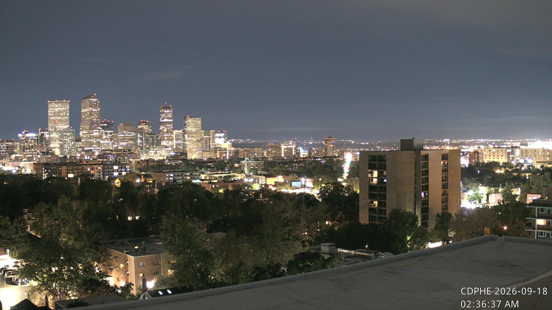 Archived image Webcam View of Downtown Denver Colorado
