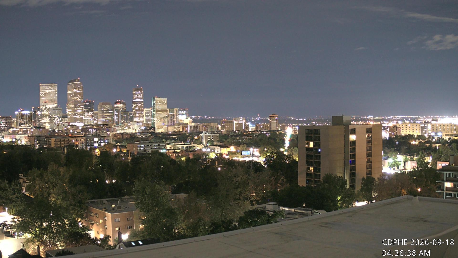 Archived image Webcam View of Downtown Denver Colorado